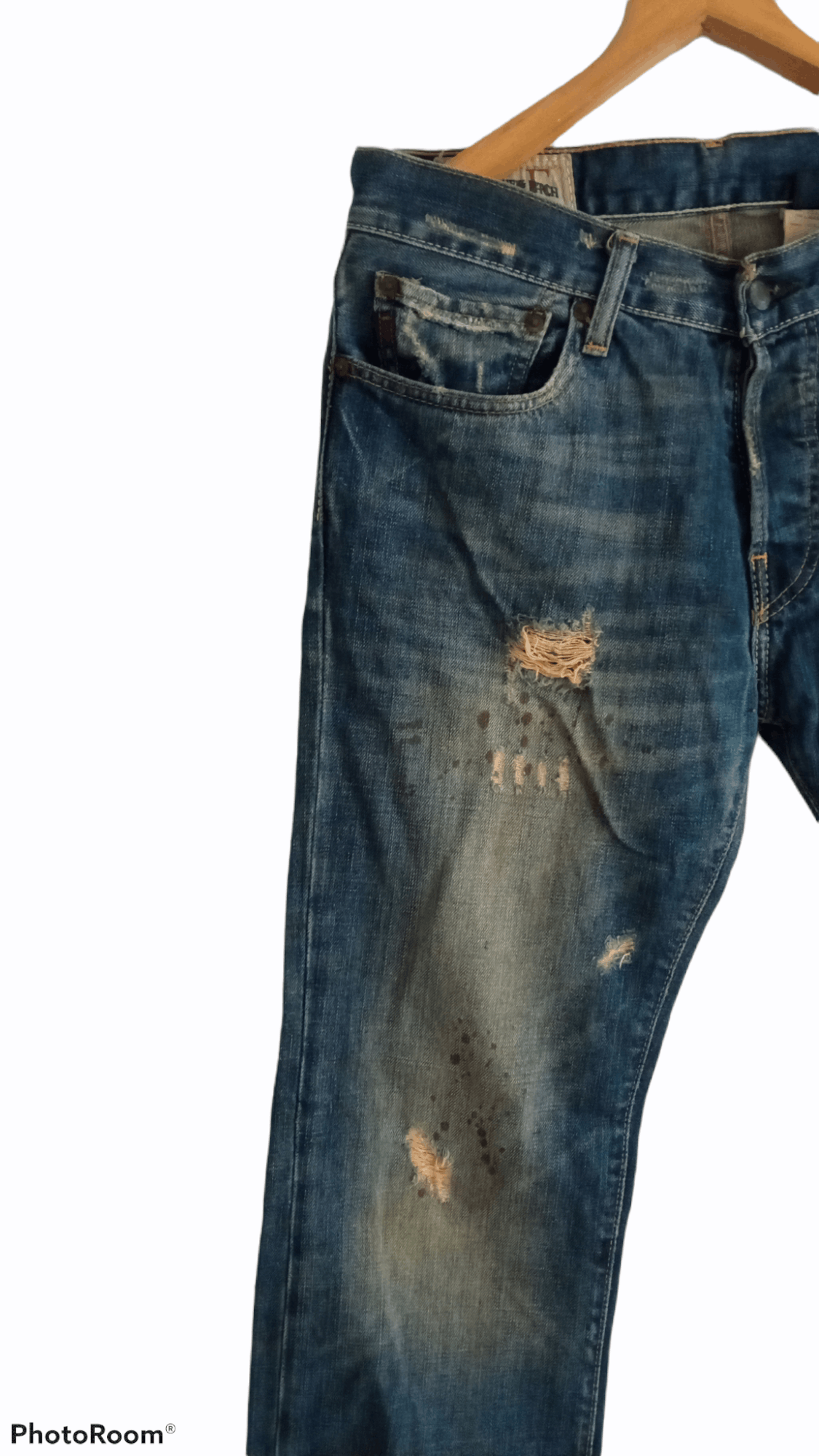 🔥🔥A&F Abercrombie & Fitch Distressed Jeans Denim
