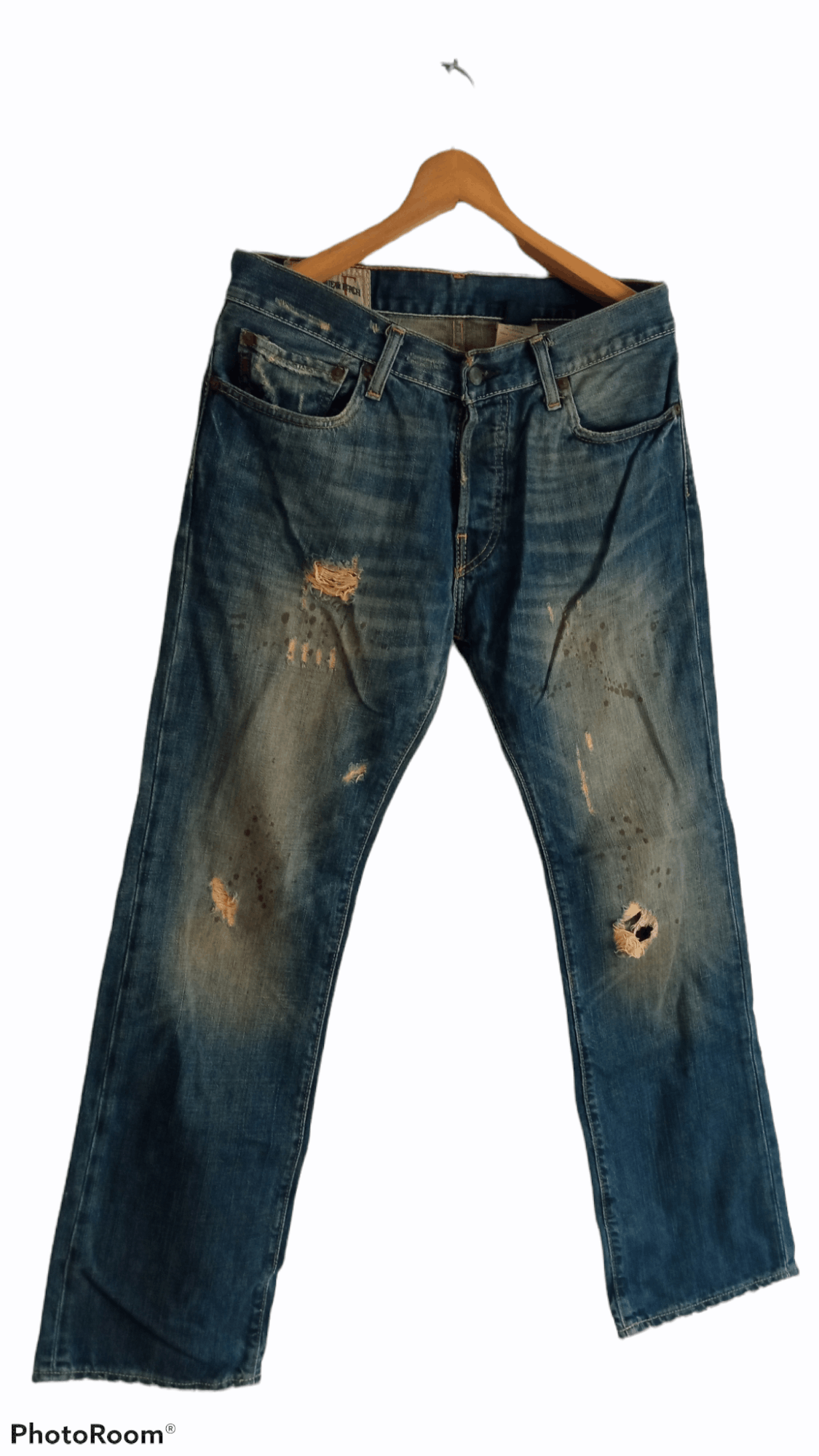 🔥🔥A&F Abercrombie & Fitch Distressed Jeans Denim