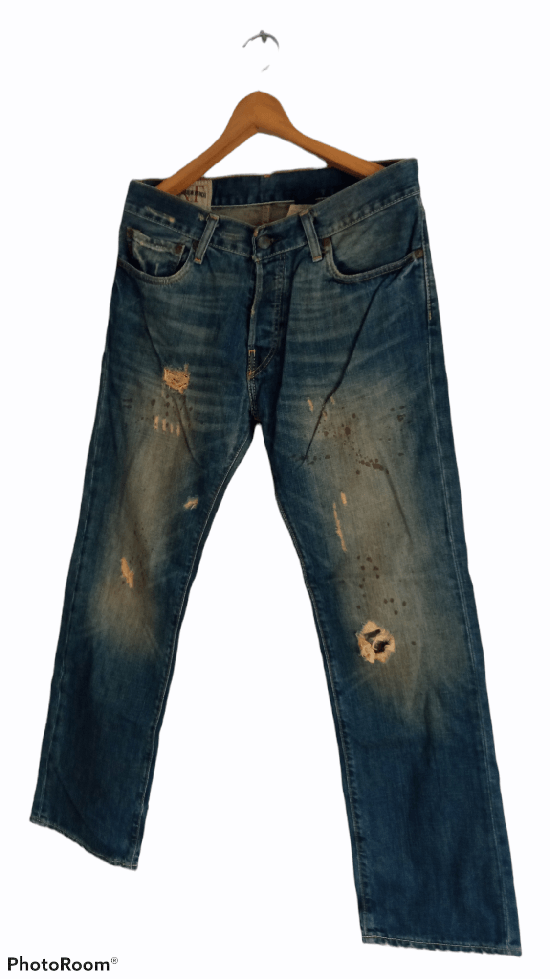 🔥🔥A&F Abercrombie & Fitch Distressed Jeans Denim