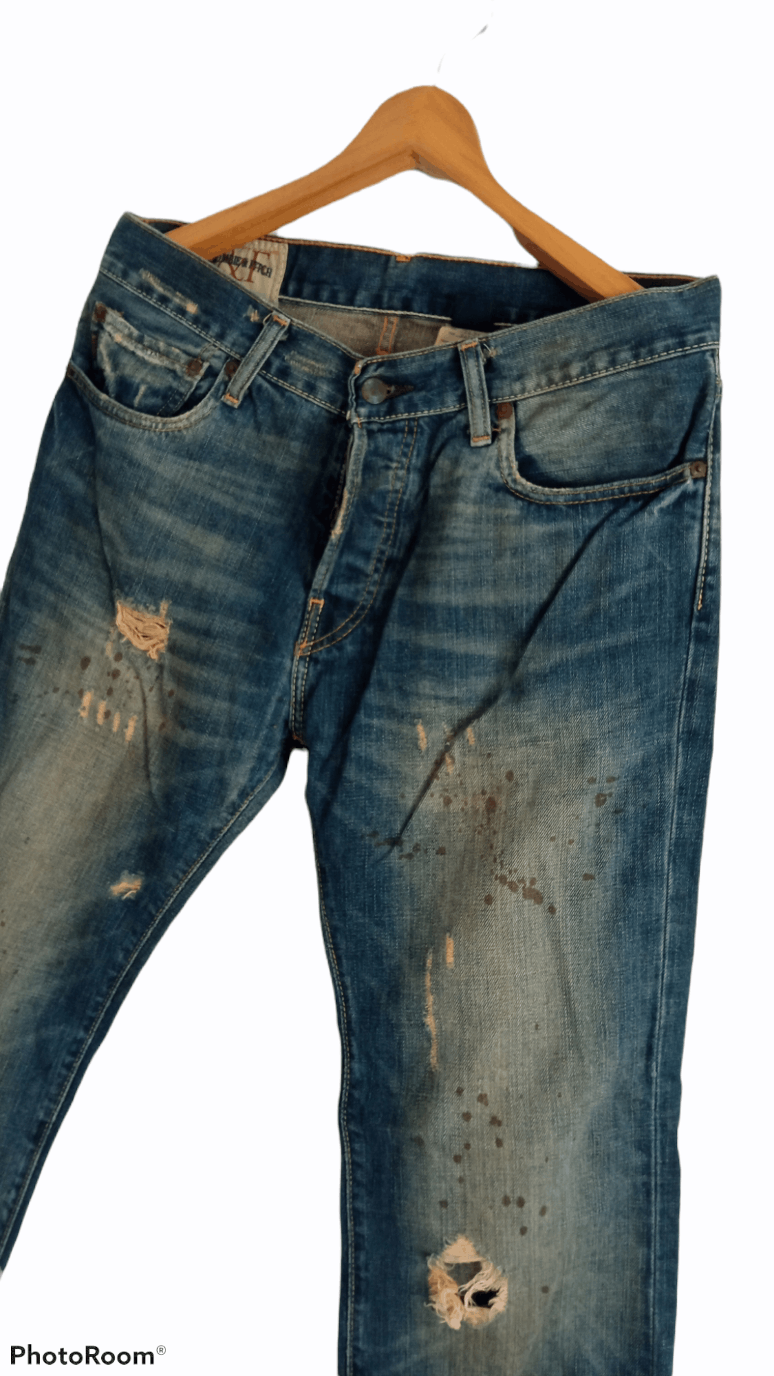 🔥🔥A&F Abercrombie & Fitch Distressed Jeans Denim