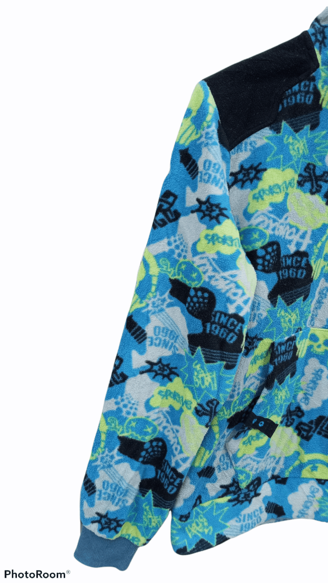 Hang Ten × Japanese Brand 🔥🔥Hang Ten Half Zip Full Print Fleece Pullover Jacket Size US M / EU 48-50 / 2 - 8 Thumbnail