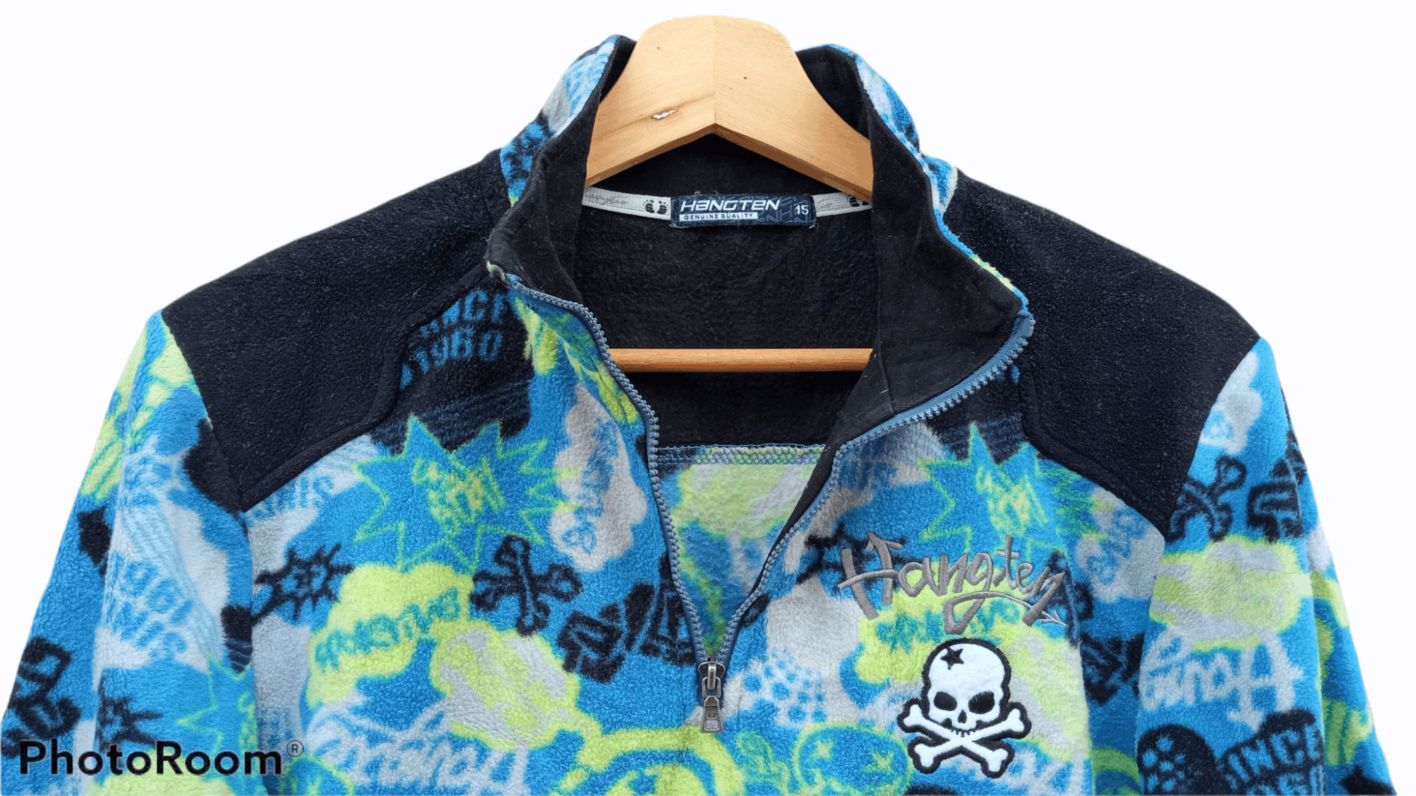 Hang Ten × Japanese Brand 🔥🔥Hang Ten Half Zip Full Print Fleece Pullover Jacket Size US M / EU 48-50 / 2 - 17 Thumbnail