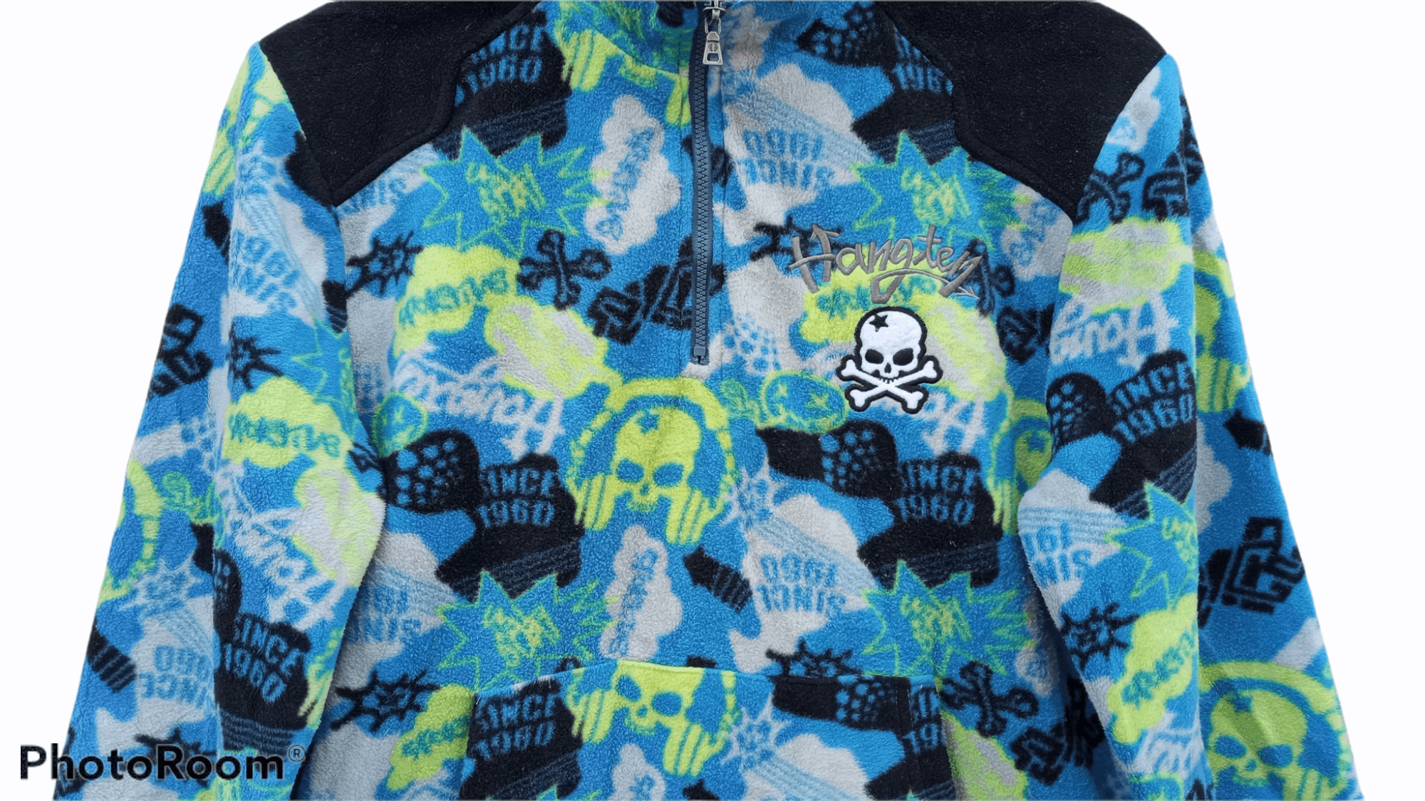 Hang Ten × Japanese Brand 🔥🔥Hang Ten Half Zip Full Print Fleece Pullover Jacket Size US M / EU 48-50 / 2 - 11 Thumbnail