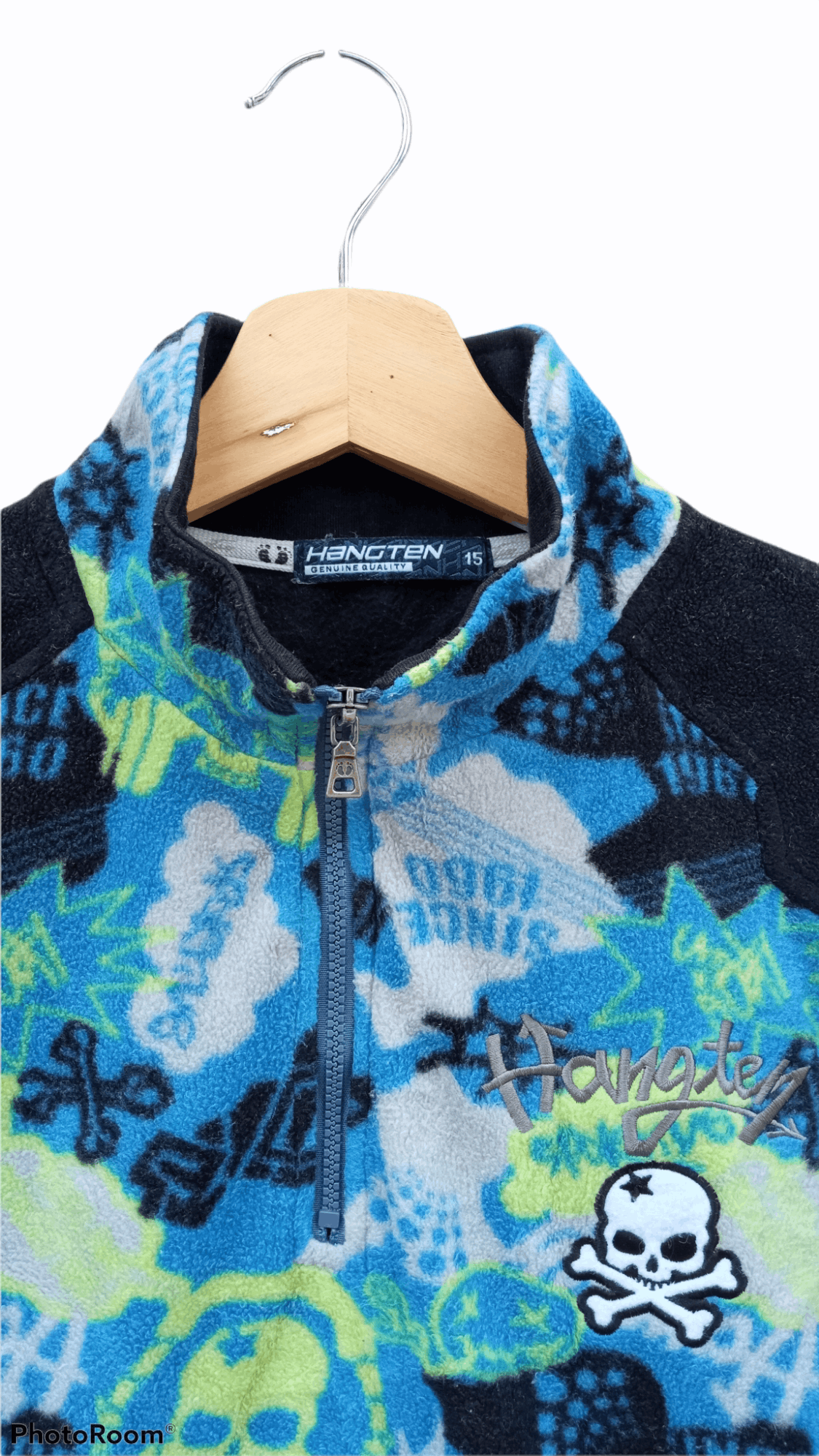 Hang Ten × Japanese Brand 🔥🔥Hang Ten Half Zip Full Print Fleece Pullover Jacket Size US M / EU 48-50 / 2 - 16 Thumbnail