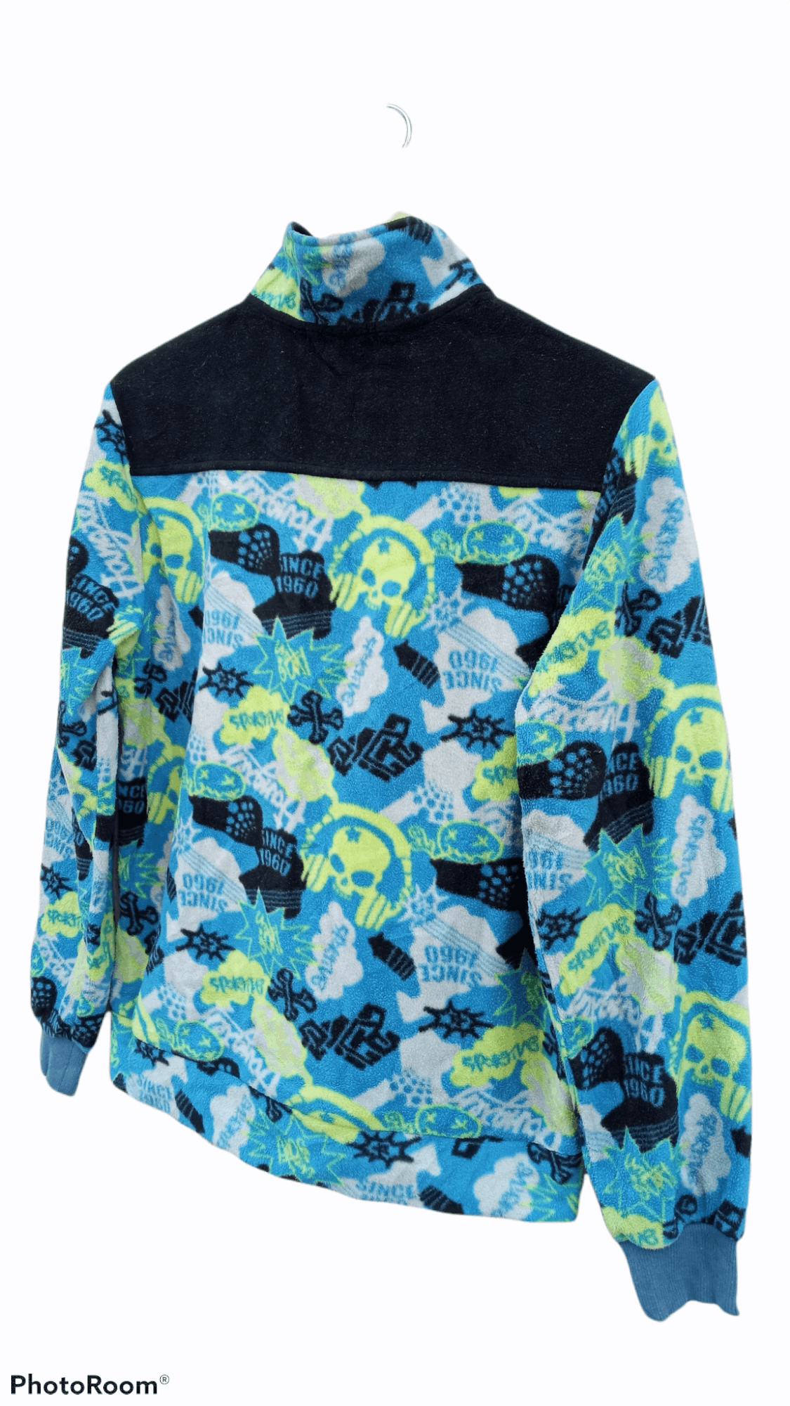 Hang Ten × Japanese Brand 🔥🔥Hang Ten Half Zip Full Print Fleece Pullover Jacket Size US M / EU 48-50 / 2 - 22 Thumbnail