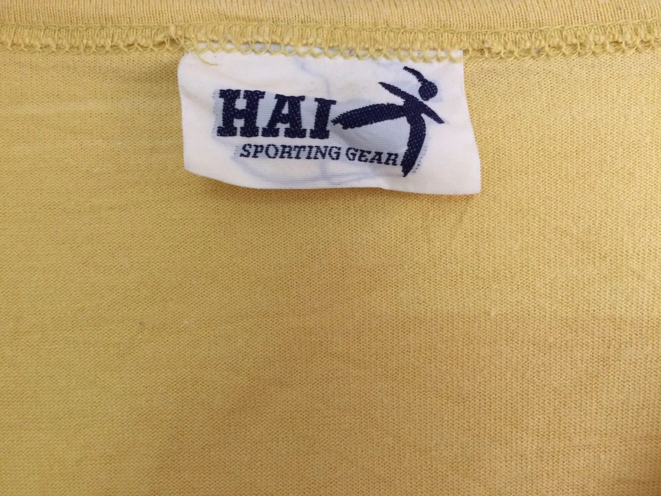 Hai Sporting Gear × Japanese Brand × Vintage 🔥🔥Hai Sporting Gear Issey Miyake Spellout Small Logo Tee Size US M / EU 48-50 / 2 - 3 Thumbnail