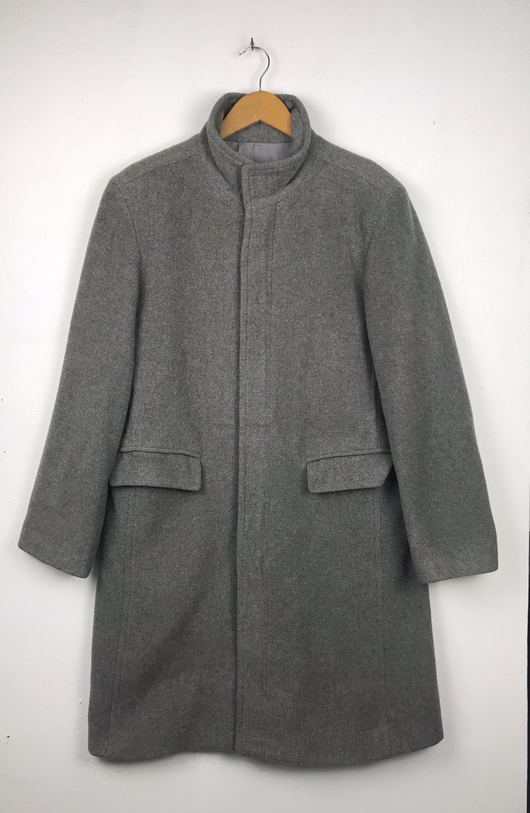 Japanese Brand × PPFM × Vintage 🔥Punk Not Death🔥 Ppfm Wool Zipper Long Jacket Size US L / EU 52-54 / 3 - 1 Thumbnail