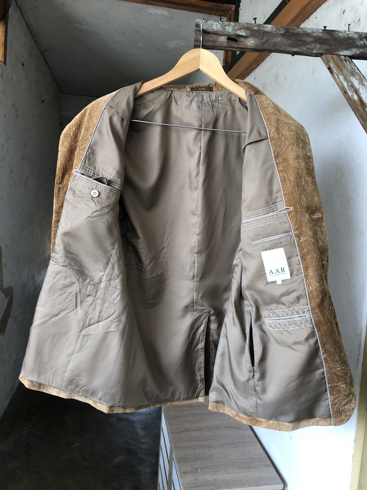 Yohji Yamamoto Vintage Yohji Yamamoto Corduroy Single Breasted Blazer Size US L / EU 52-54 / 3 - 19 Thumbnail