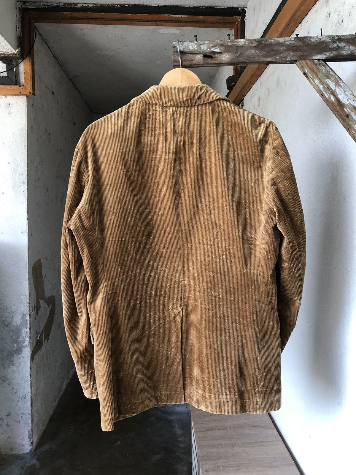 Yohji Yamamoto Vintage Yohji Yamamoto Corduroy Single Breasted Blazer Size US L / EU 52-54 / 3 - 5 Thumbnail