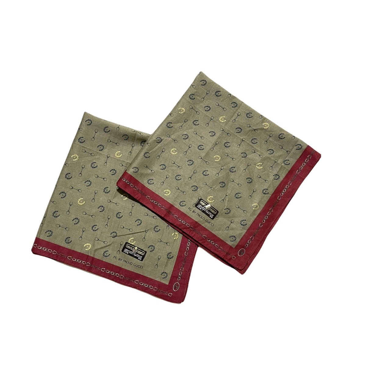 Paolo Gucci PAOLO GUCCI Handkerchief Scarf Pocketsquare Bandana Size ONE SIZE - 2 Thumbnail