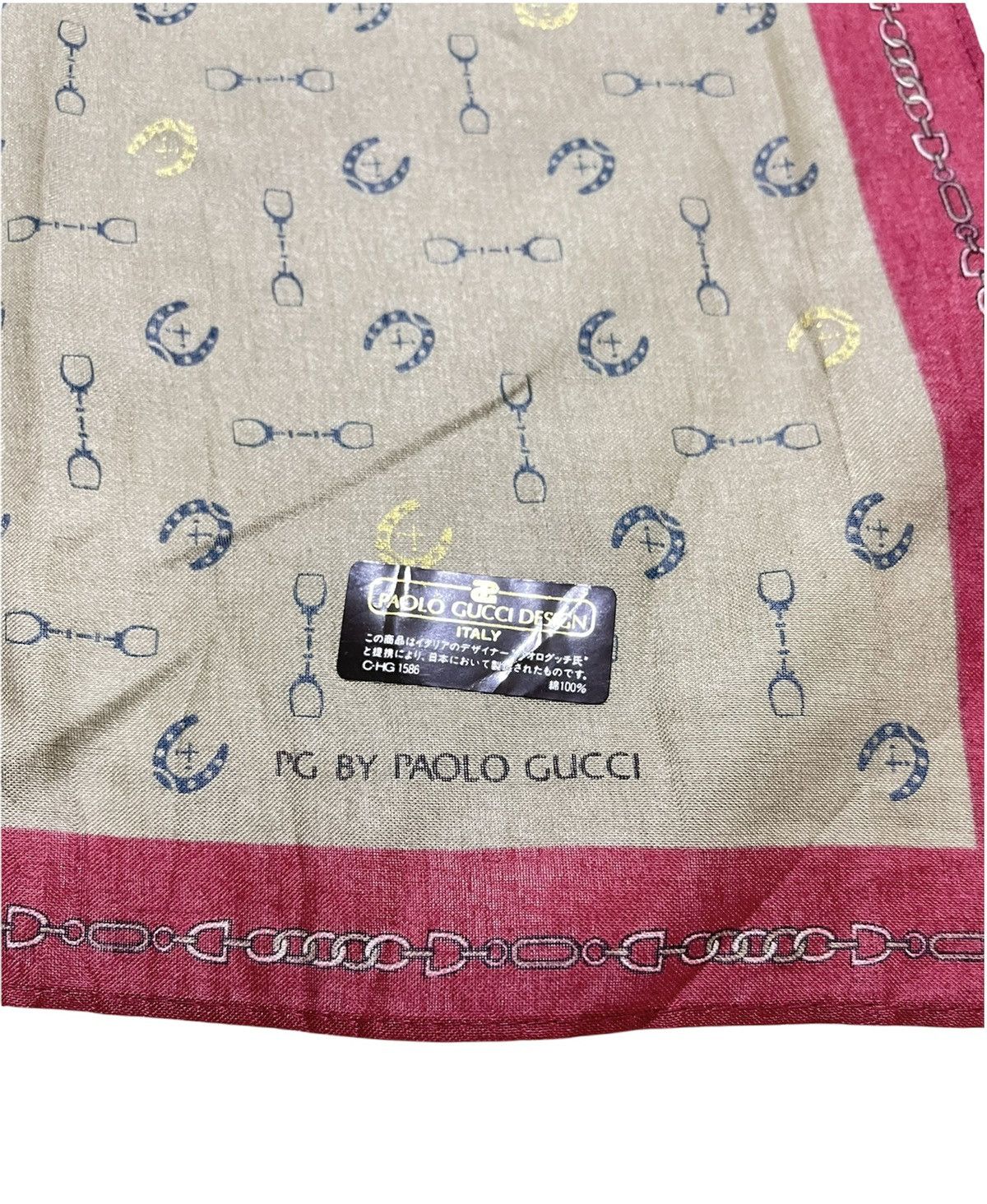 Paolo Gucci PAOLO GUCCI Handkerchief Scarf Pocketsquare Bandana Size ONE SIZE - 5 Thumbnail