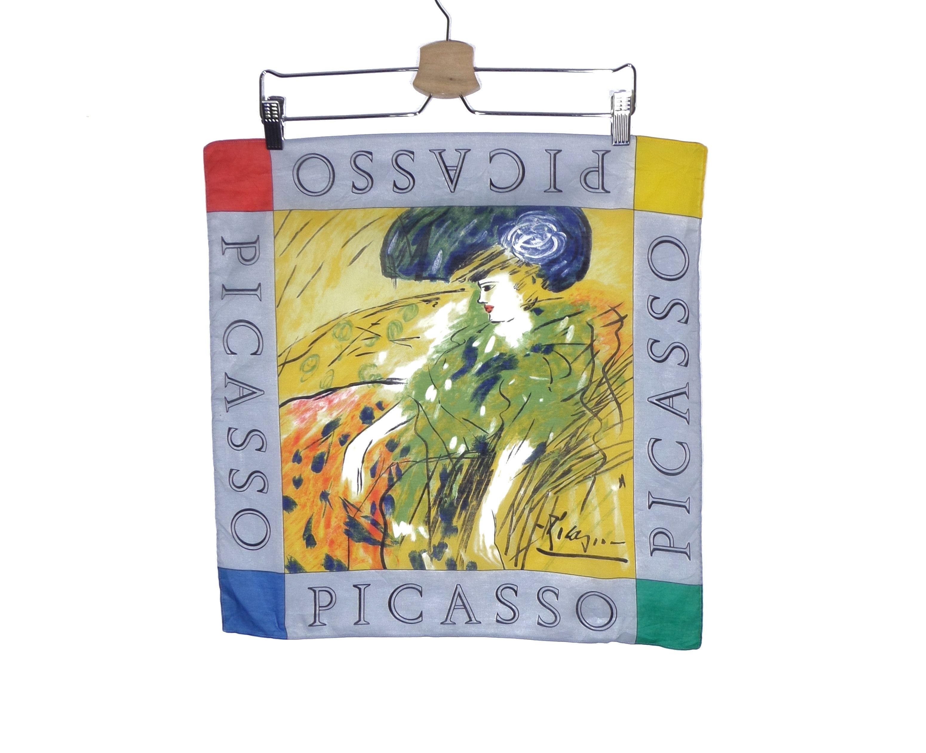 Art Comes First Vintage Picasso scarf Picasso art Size ONE SIZE - 3 Thumbnail