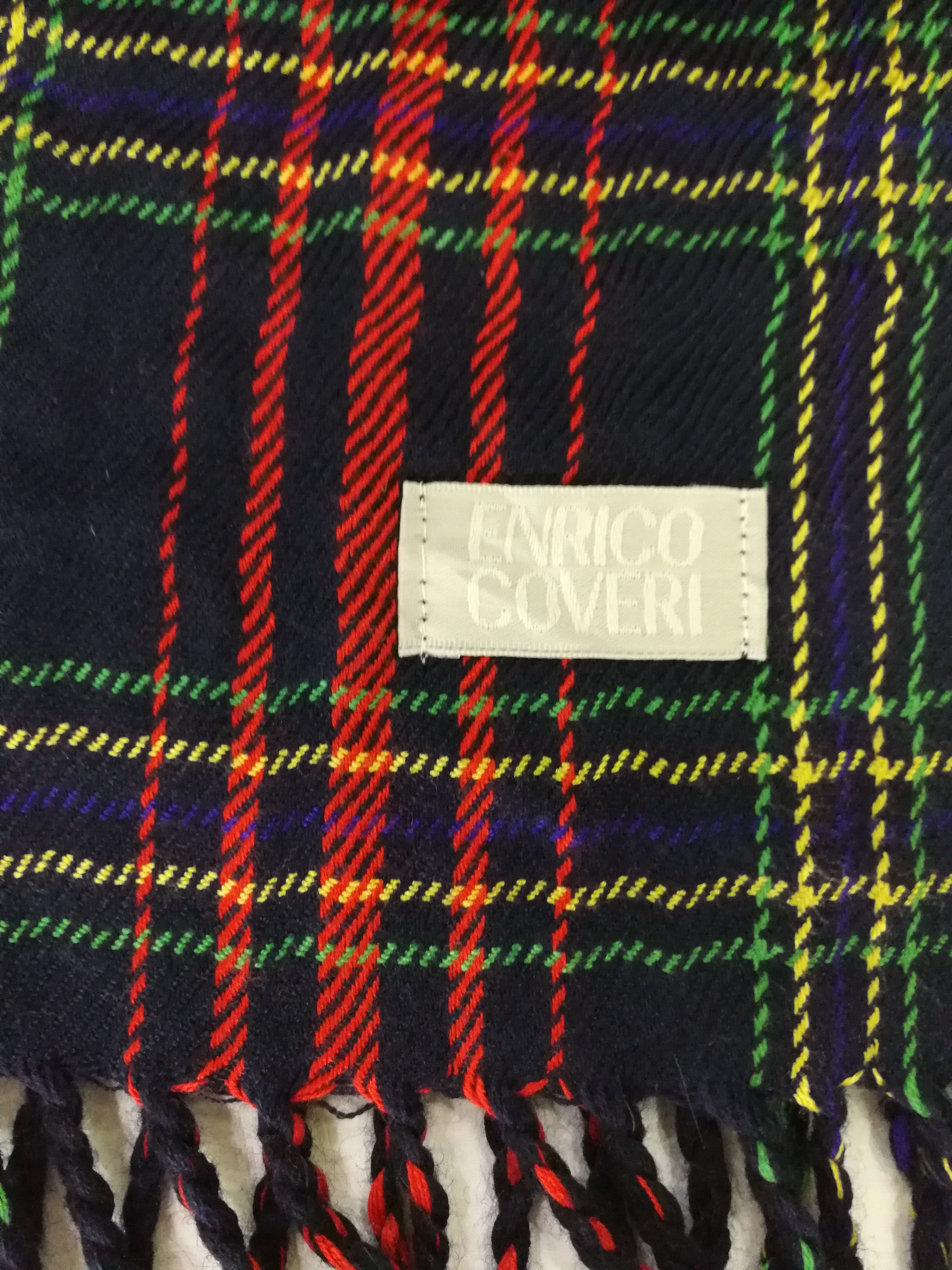 Enrico Coveri × Other × Vintage Enrico Coveri wool scarf very good Condition Size ONE SIZE - 4 Thumbnail
