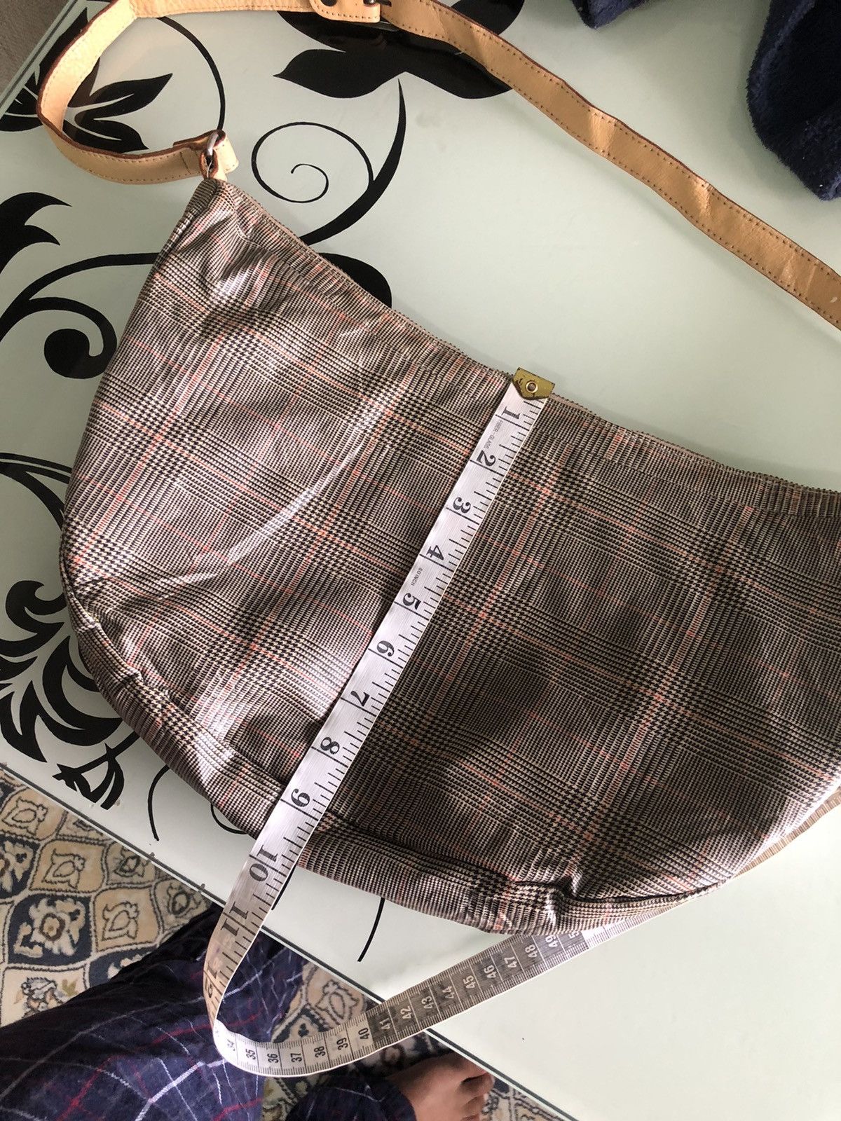 Issey Miyake Tsumori Chisato by Issey Miyake Gingham Print Sling Bag Size ONE SIZE - 19 Thumbnail