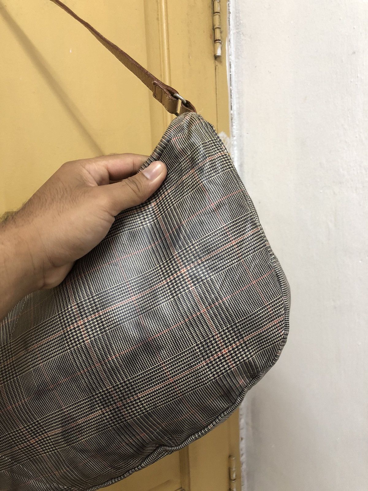 Issey Miyake Tsumori Chisato by Issey Miyake Gingham Print Sling Bag Size ONE SIZE - 6 Thumbnail