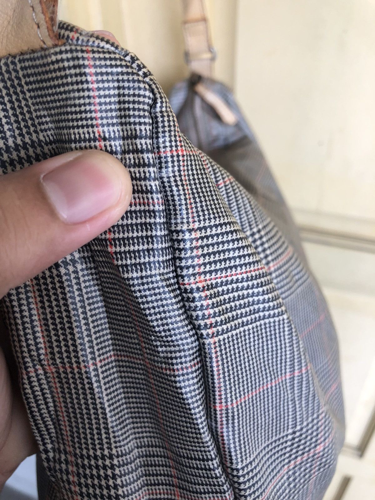 Issey Miyake Tsumori Chisato by Issey Miyake Gingham Print Sling Bag Size ONE SIZE - 16 Thumbnail