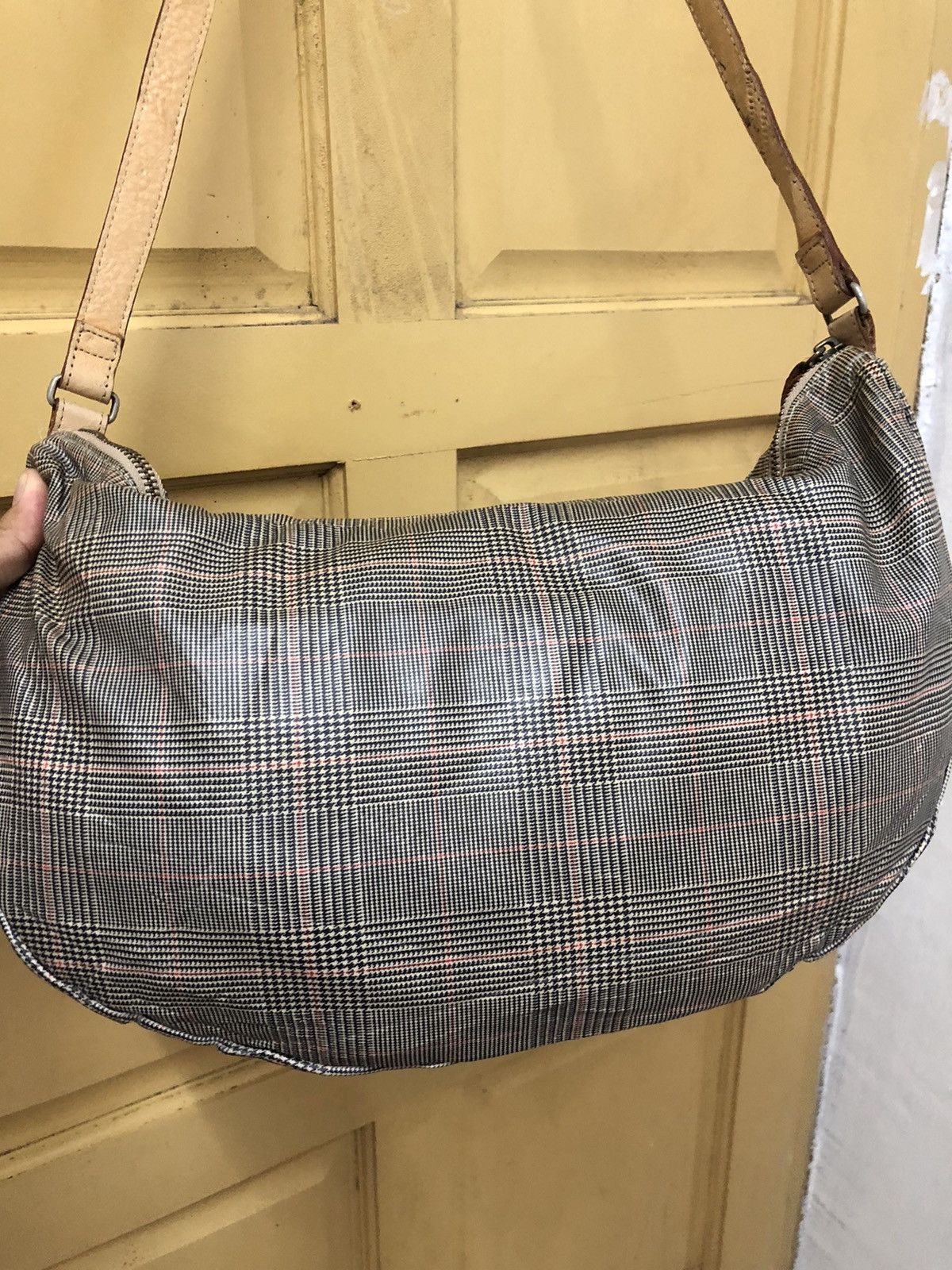 Issey Miyake Tsumori Chisato by Issey Miyake Gingham Print Sling Bag Size ONE SIZE - 15 Thumbnail