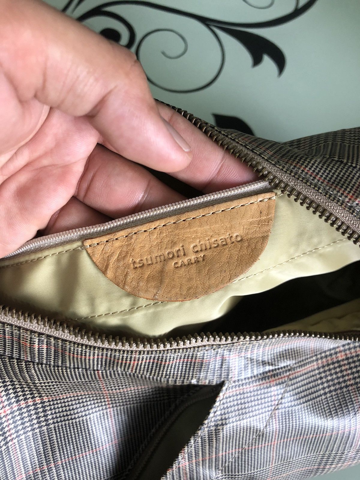 Issey Miyake Tsumori Chisato by Issey Miyake Gingham Print Sling Bag Size ONE SIZE - 3 Thumbnail