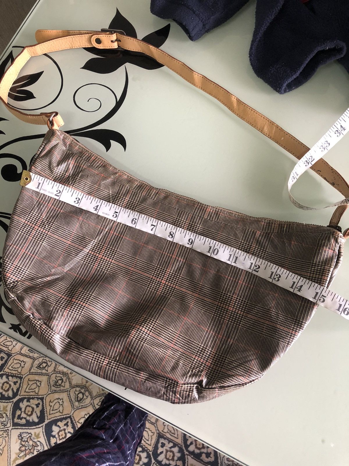 Issey Miyake Tsumori Chisato by Issey Miyake Gingham Print Sling Bag Size ONE SIZE - 18 Thumbnail