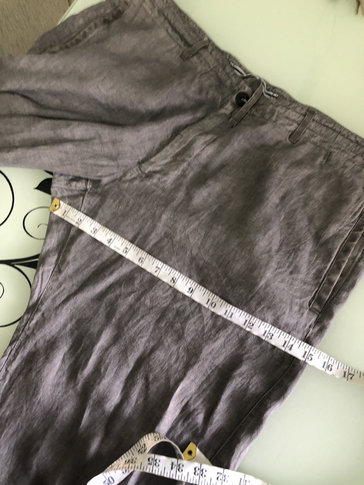 Stone Island Vintage Stone Island Linen Cropped Pants Size US 40 / EU 56 - 21 Thumbnail