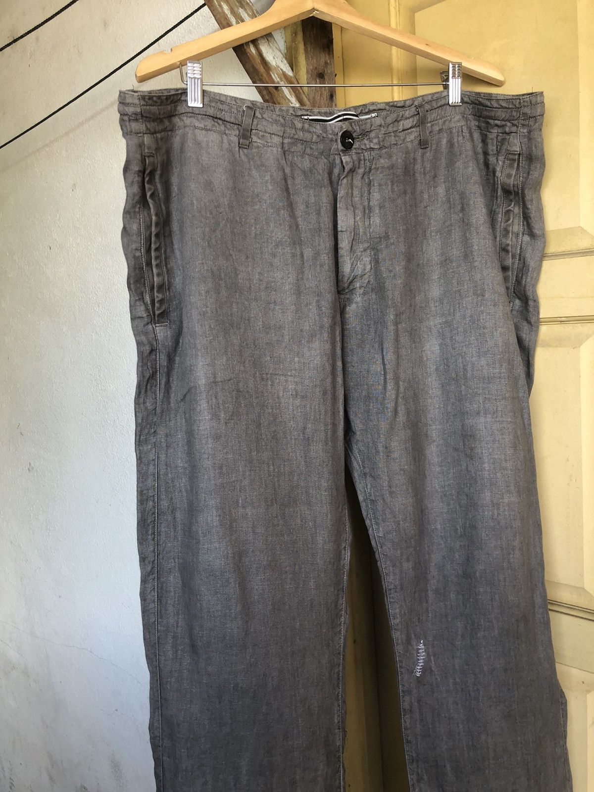 Stone Island Vintage Stone Island Linen Cropped Pants Size US 40 / EU 56 - 9 Thumbnail