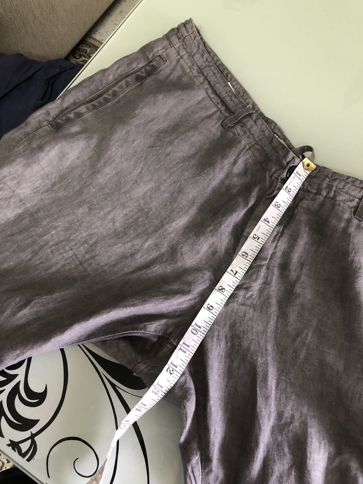 Stone Island Vintage Stone Island Linen Cropped Pants Size US 40 / EU 56 - 20 Thumbnail