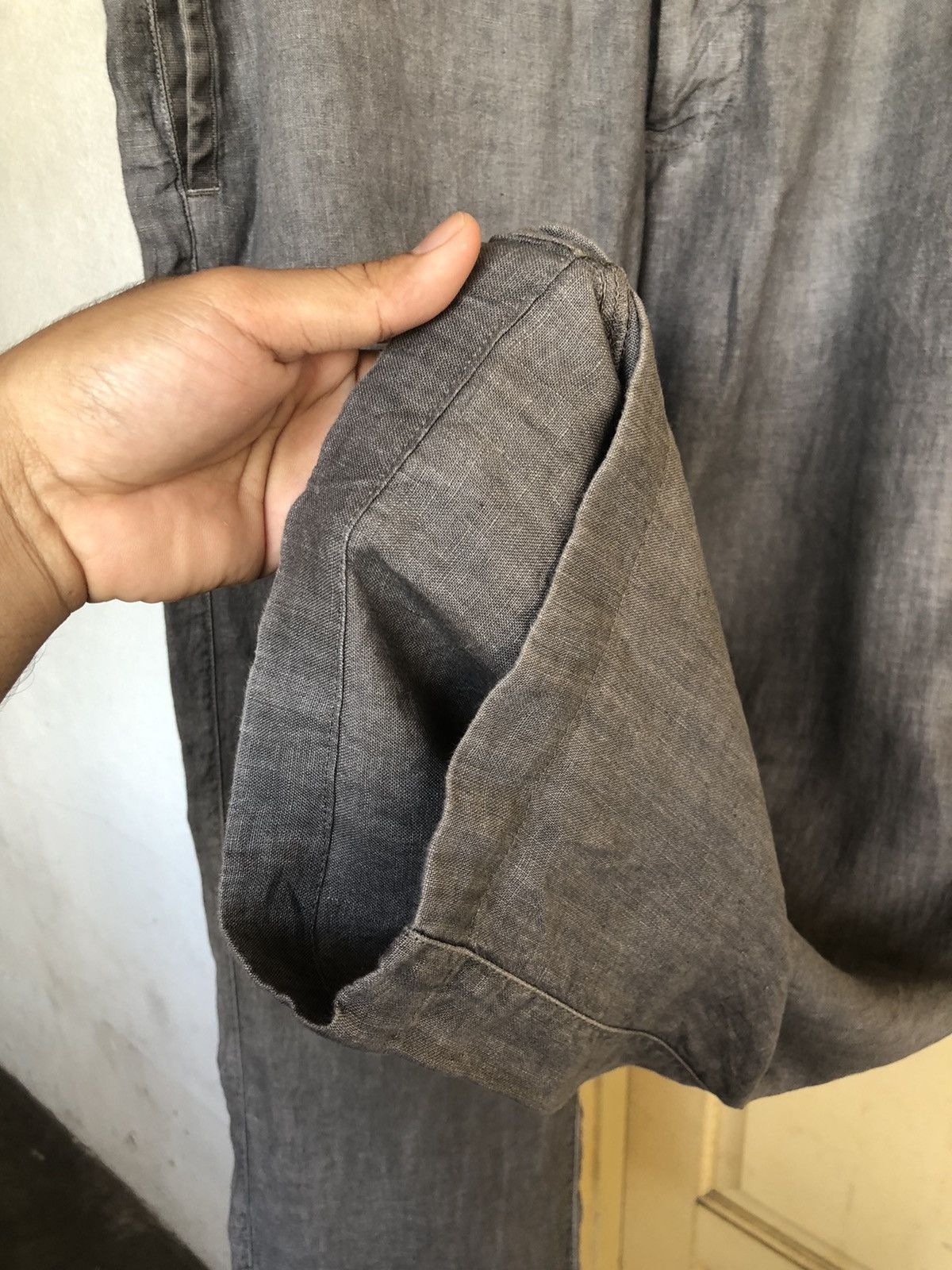 Stone Island Vintage Stone Island Linen Cropped Pants Size US 40 / EU 56 - 7 Thumbnail