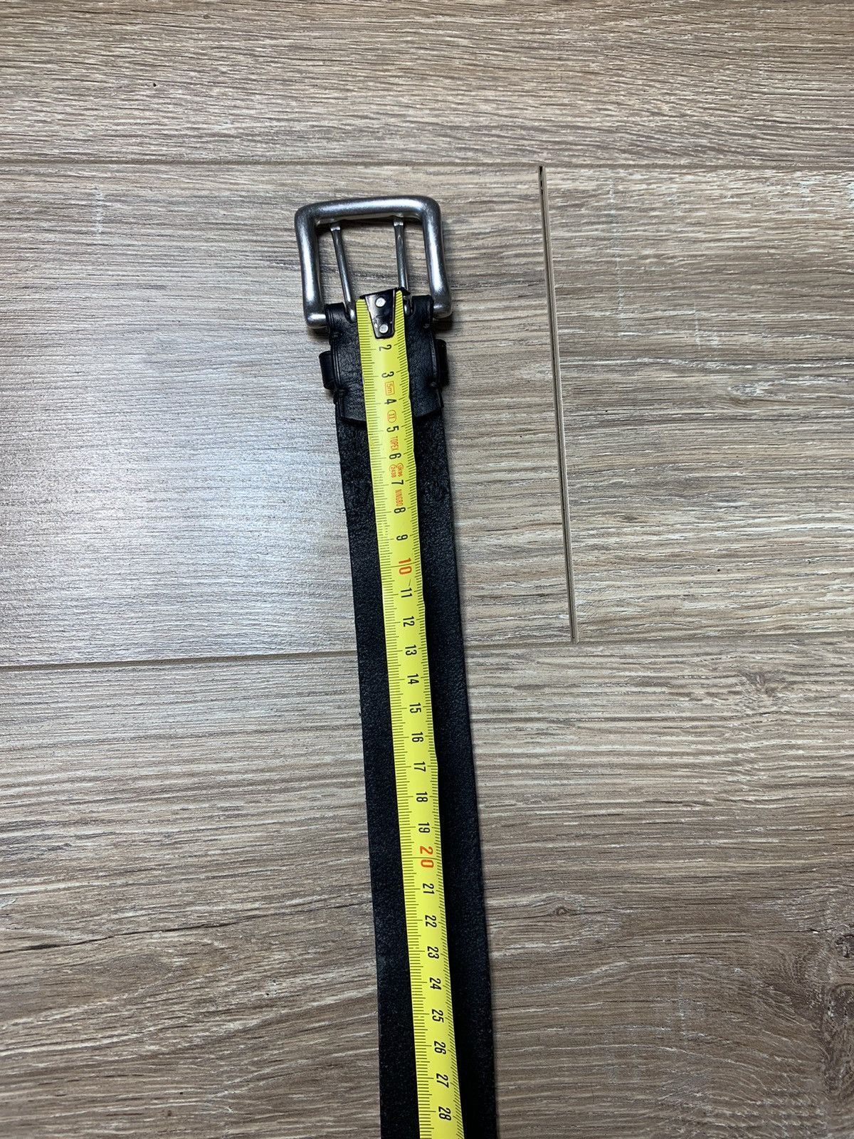 Polo by ralph lauren super black soft leather belt