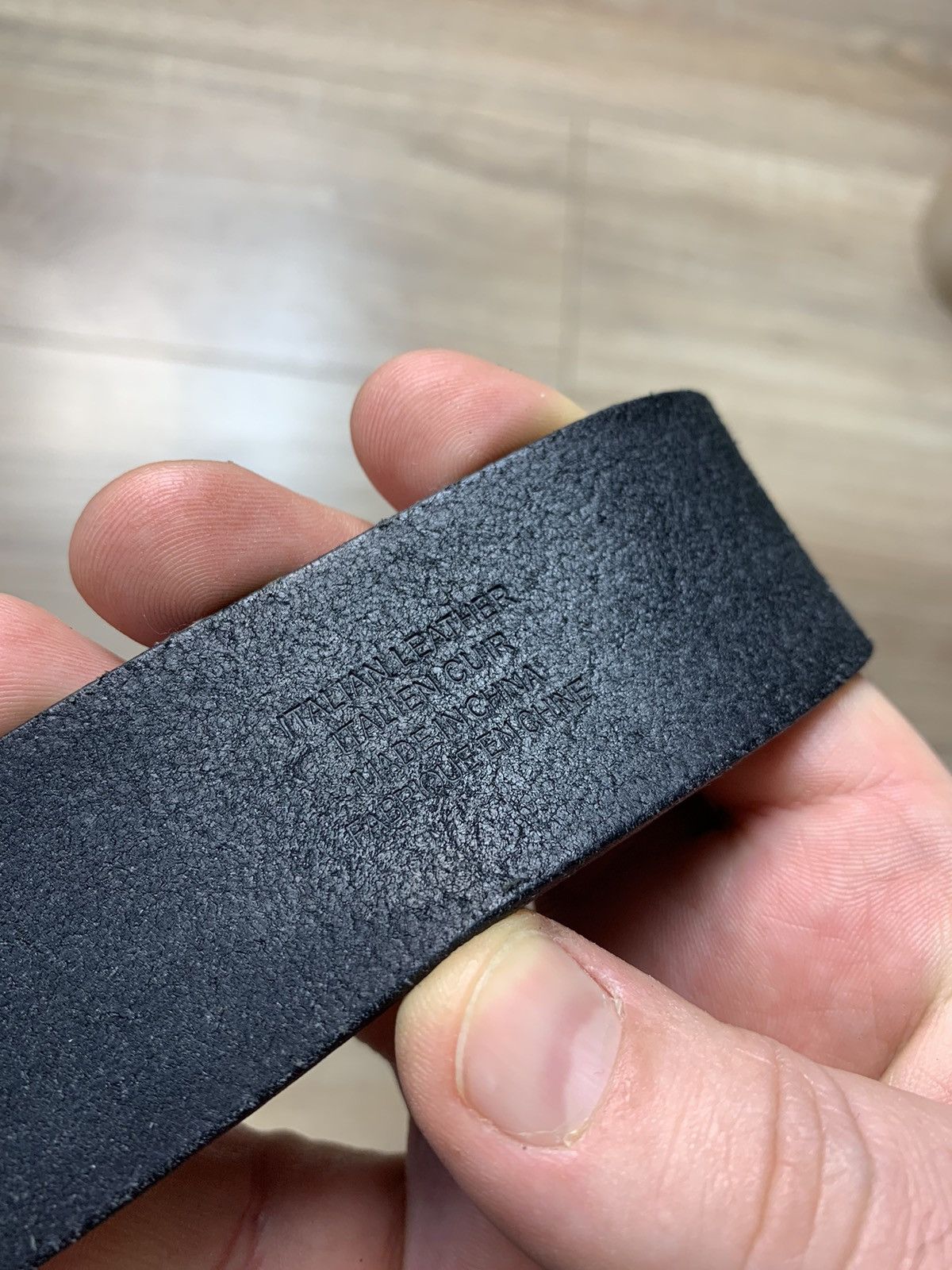 Polo by ralph lauren super black soft leather belt