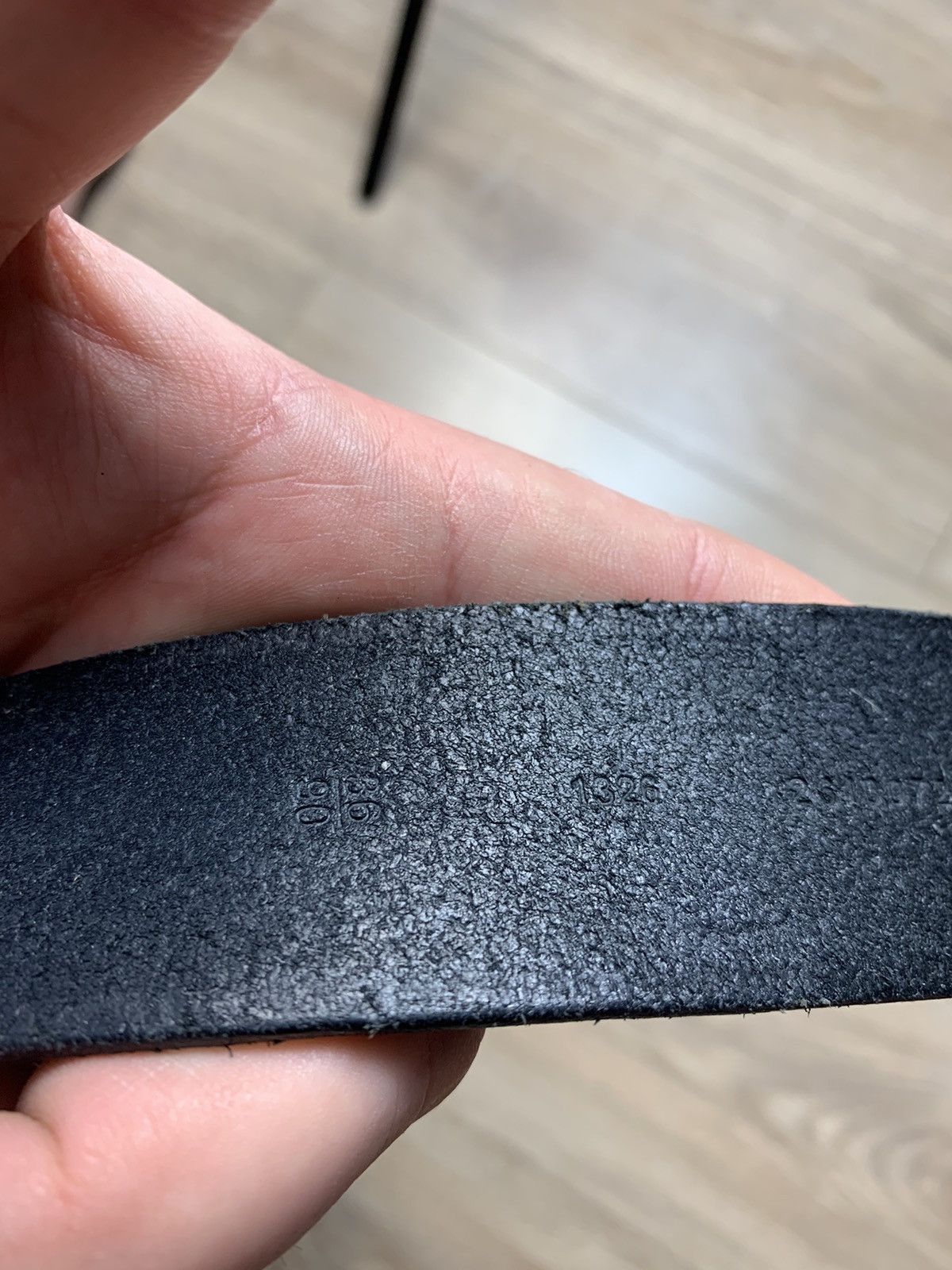 Polo by ralph lauren super black soft leather belt