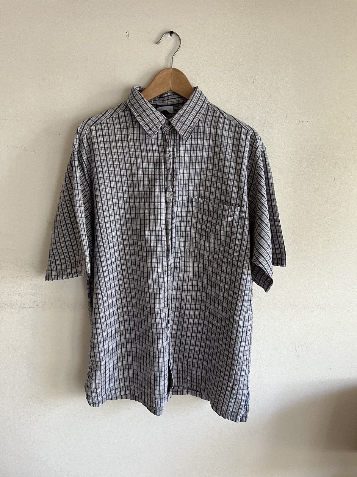 Sideout Boxy Y2K SideOut Plaid Button Up Skate Our Legacy Size US L / EU 52-54 / 3 - 1 Thumbnail