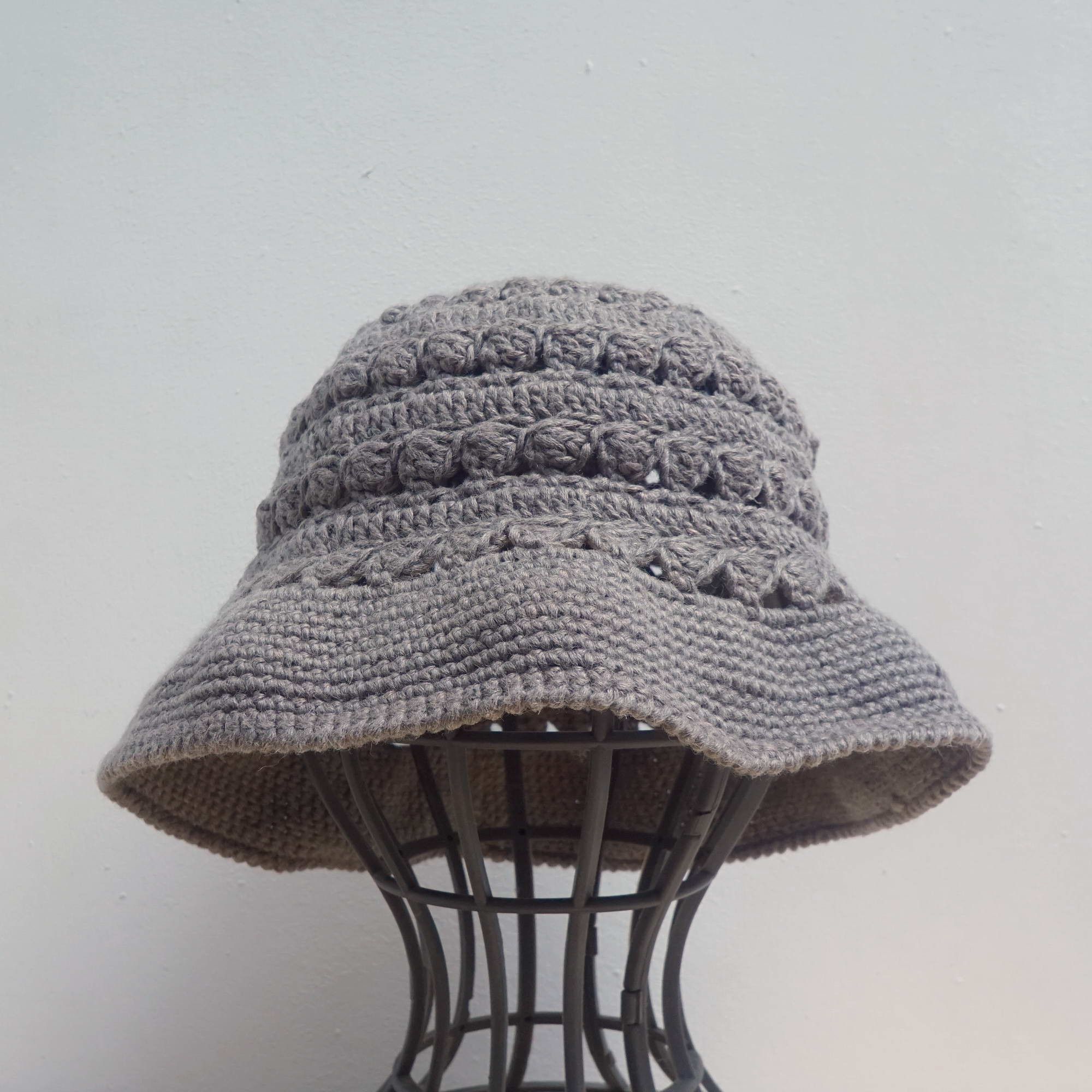 Vintage Vintage Knit Bucket Hat Size ONE SIZE - 1 Thumbnail