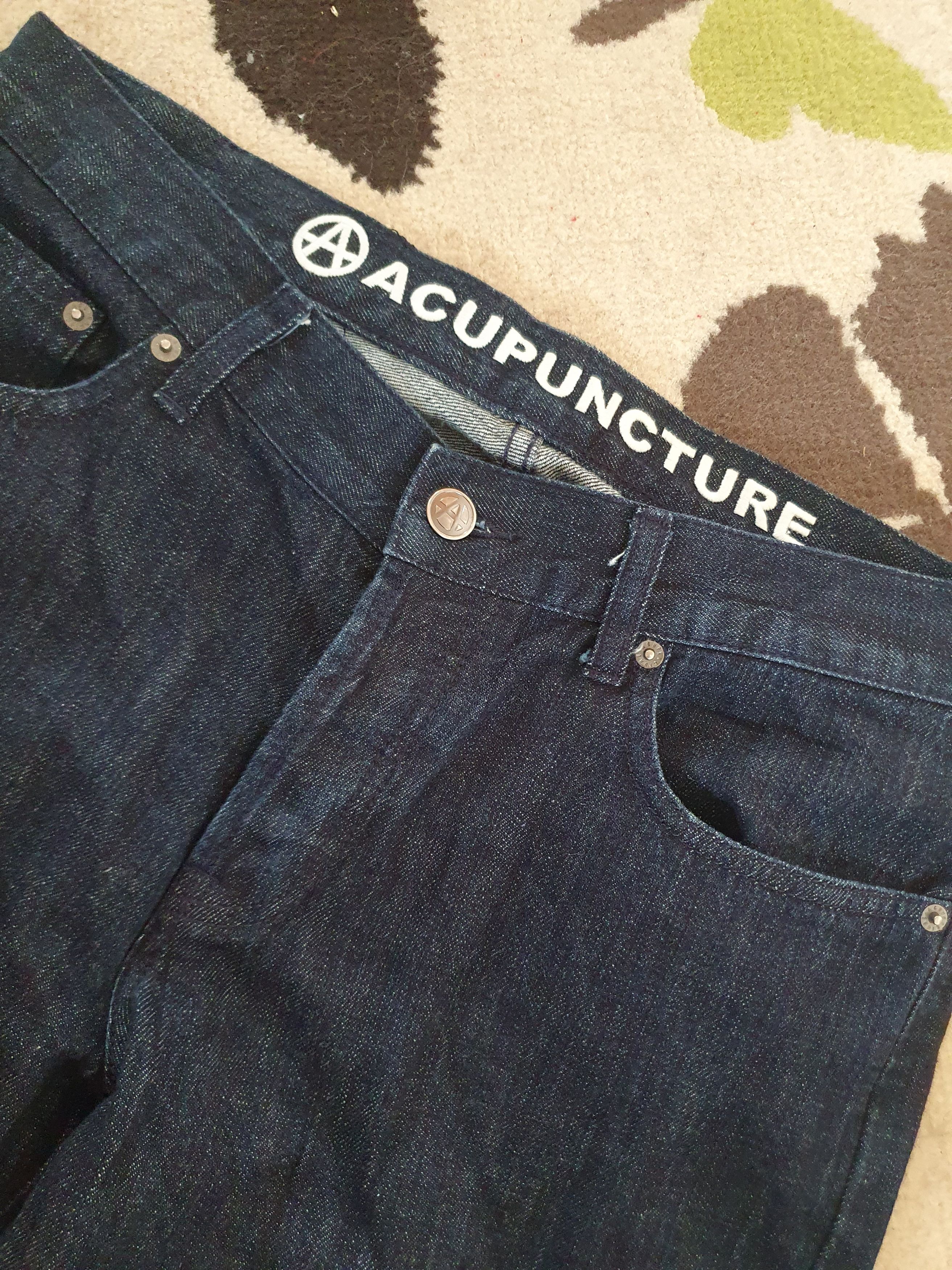 Acupuncture Acupuncture London Dragon Embroidery Vtg Y2K jeans sz 32 Size US 32 / EU 48 - 4 Thumbnail