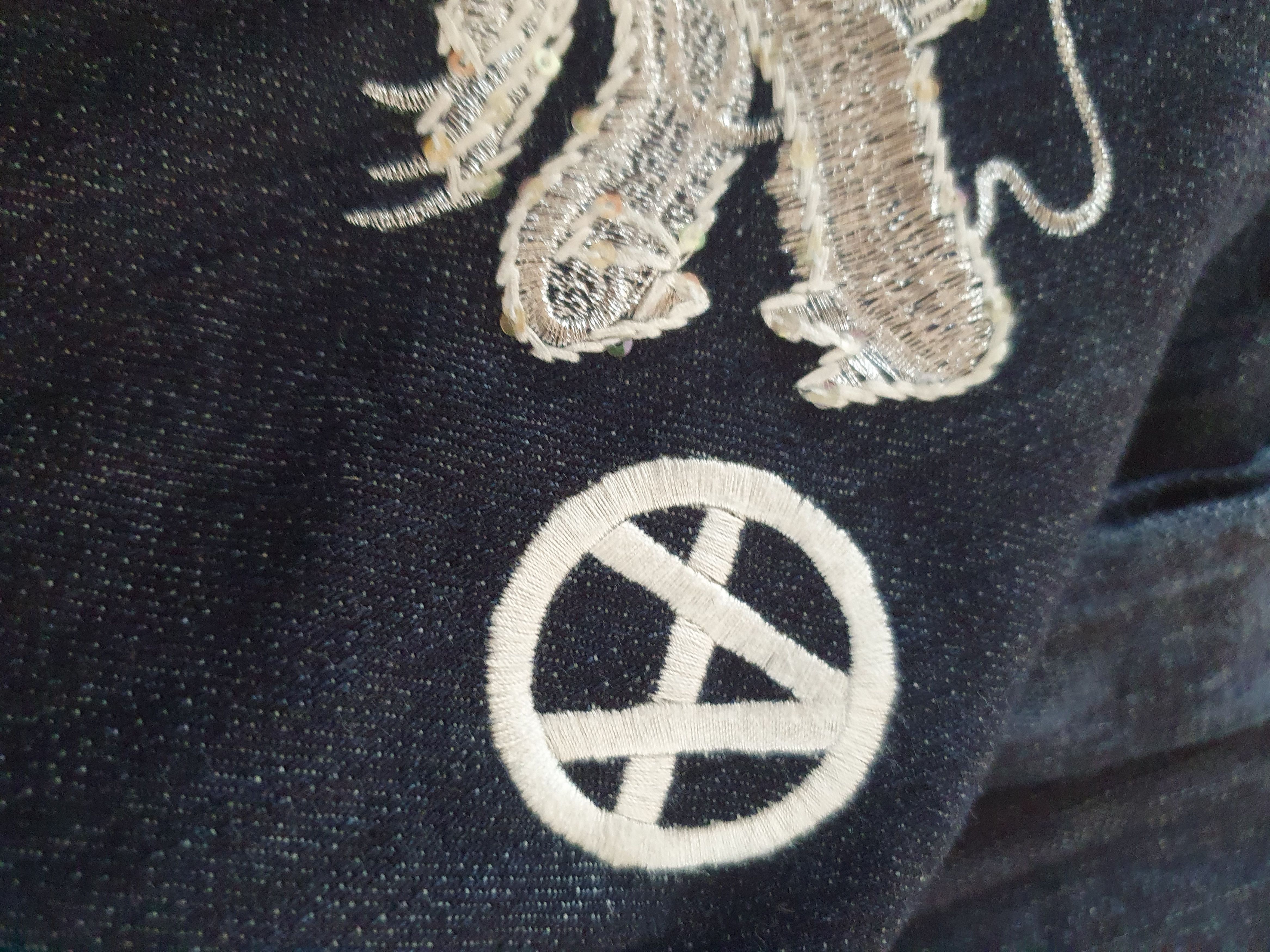 Acupuncture Acupuncture London Dragon Embroidery Vtg Y2K jeans sz 32 Size US 32 / EU 48 - 13 Thumbnail