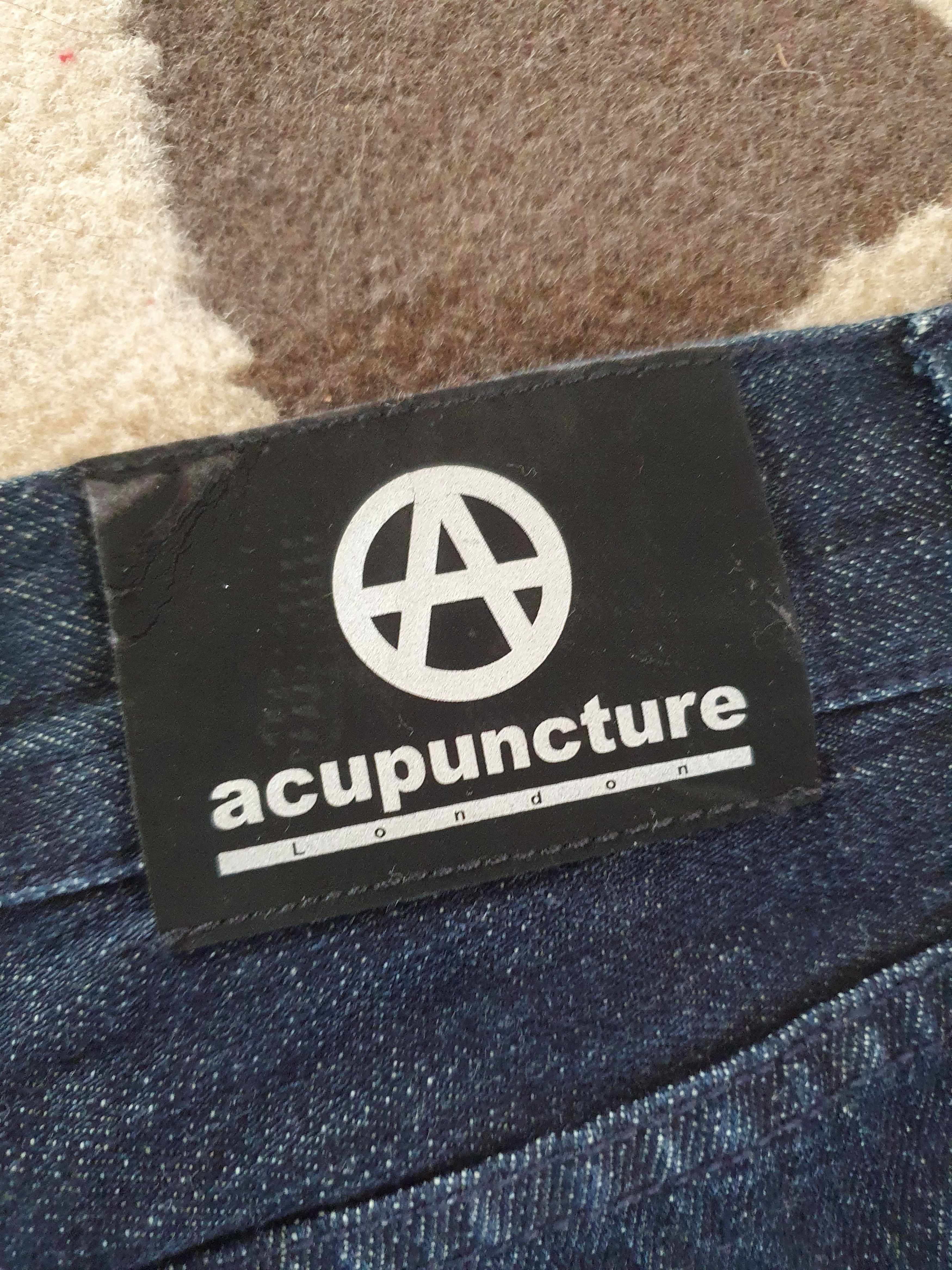 Acupuncture Acupuncture London Dragon Embroidery Vtg Y2K jeans sz 32 Size US 32 / EU 48 - 19 Thumbnail
