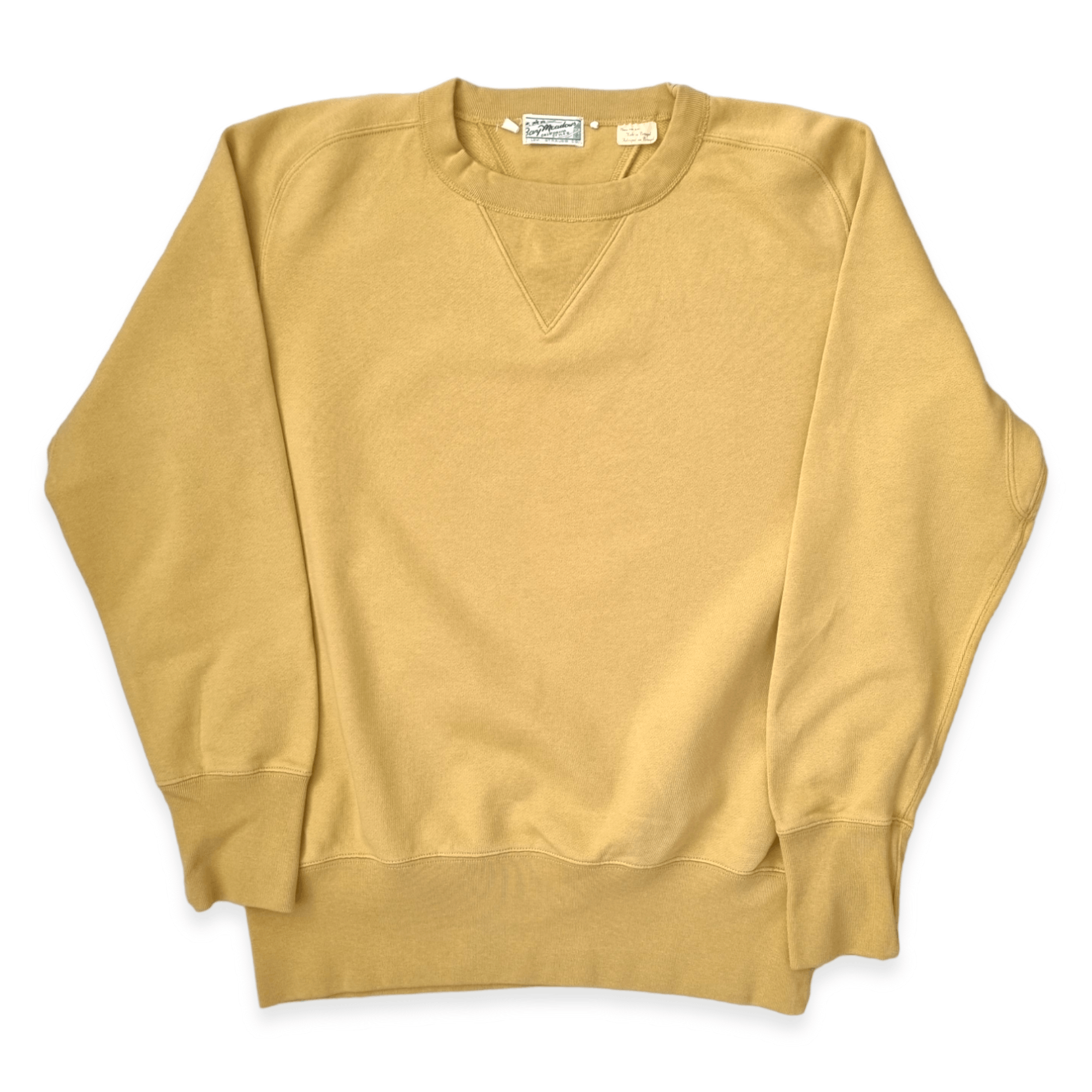 New Levi's Vintage Clothing Bay Meadows Sweatshirt Yellow M