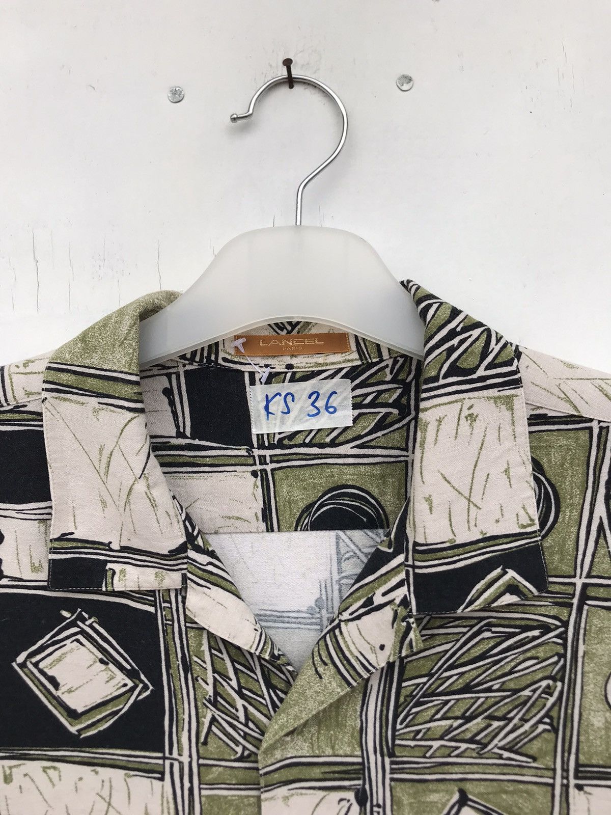 Lancel Vintage Lancel Paris Rayon Hawaiian Shirt Size US XL / EU 56 / 4 - 3 Thumbnail