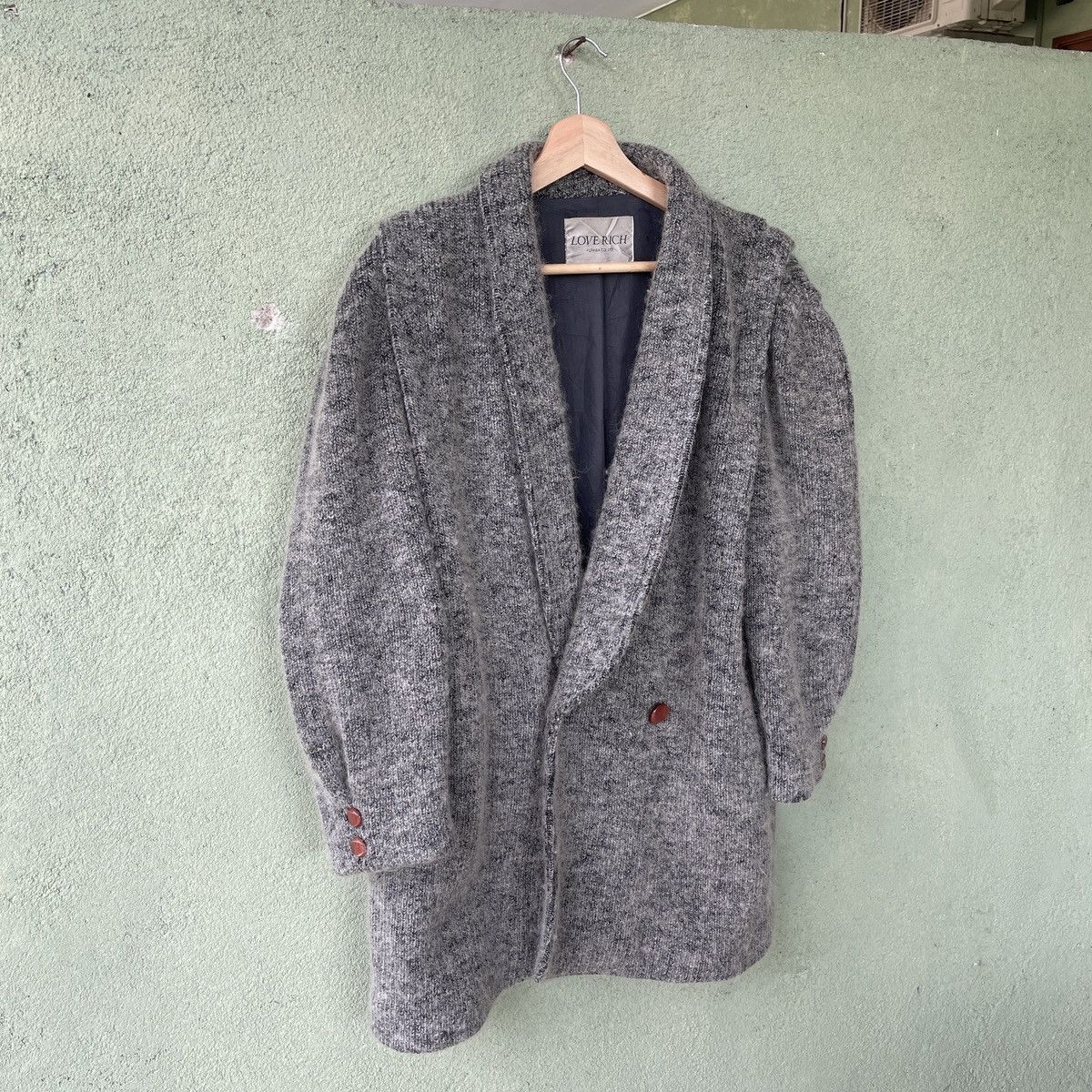Japanese Brand Vintage Love Rich Mohair Shag Shaggy Jacket Rare Size US L / EU 52-54 / 3 - 2 Thumbnail