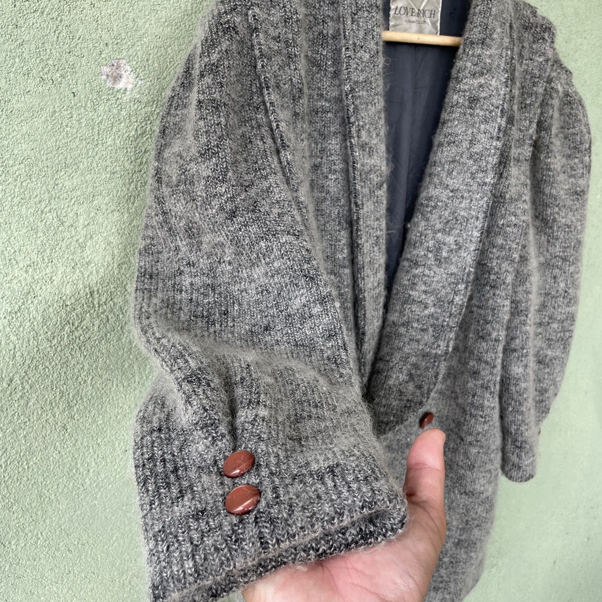 Japanese Brand Vintage Love Rich Mohair Shag Shaggy Jacket Rare Size US L / EU 52-54 / 3 - 6 Thumbnail