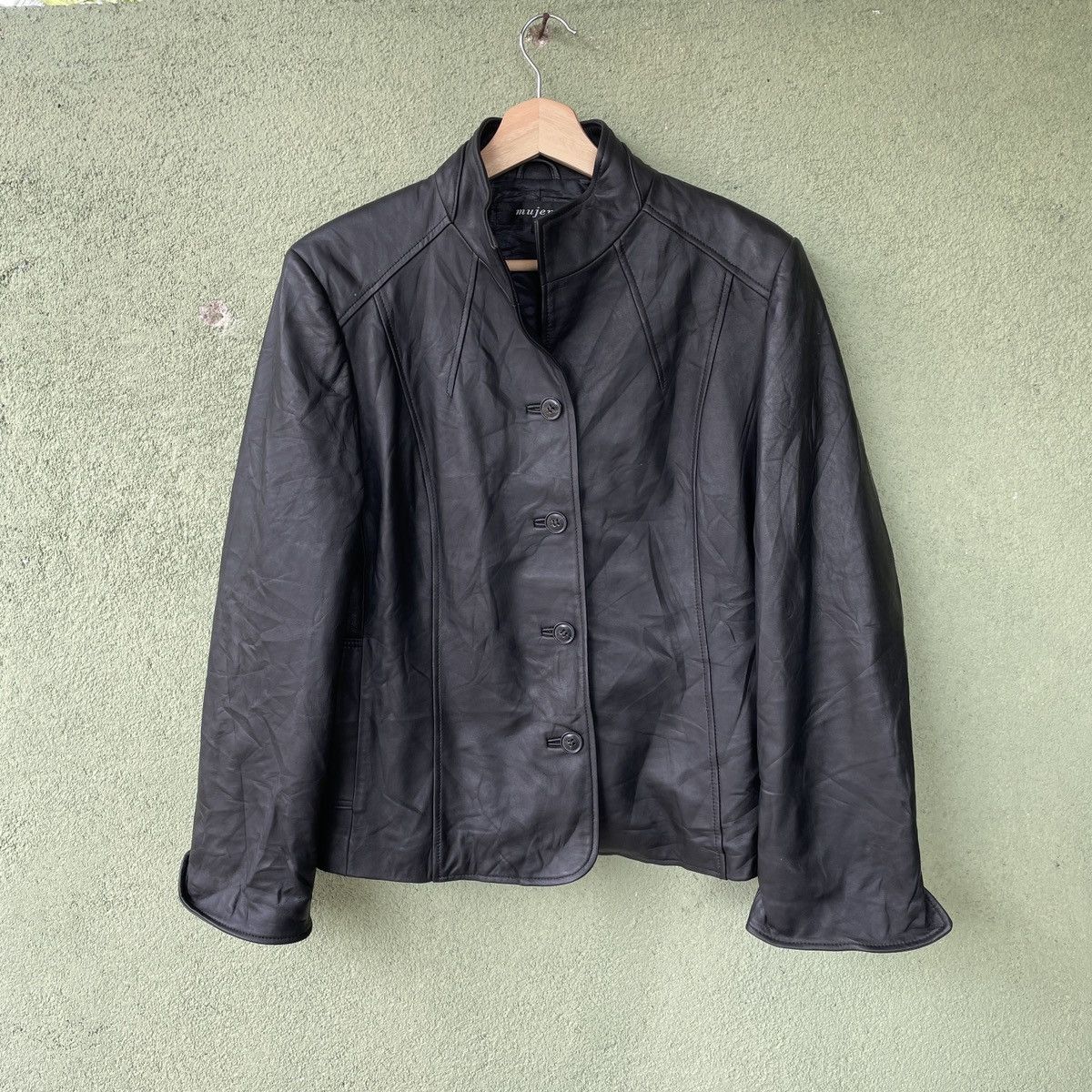 Japanese Brand Vintage Munjet Black Button Ups Light Jacket Size M Size US M / EU 48-50 / 2 - 1 Thumbnail