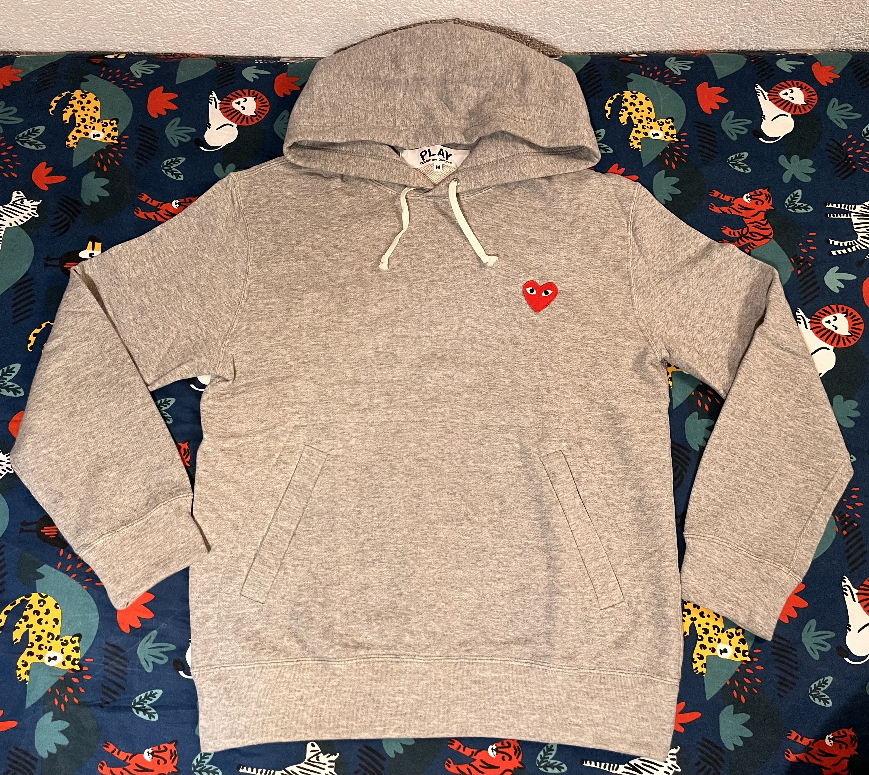 Comme des Garcons PLAY Comme des Garçons Play Hoodie Grey Size US M / EU 48-50 / 2 - 1 Thumbnail
