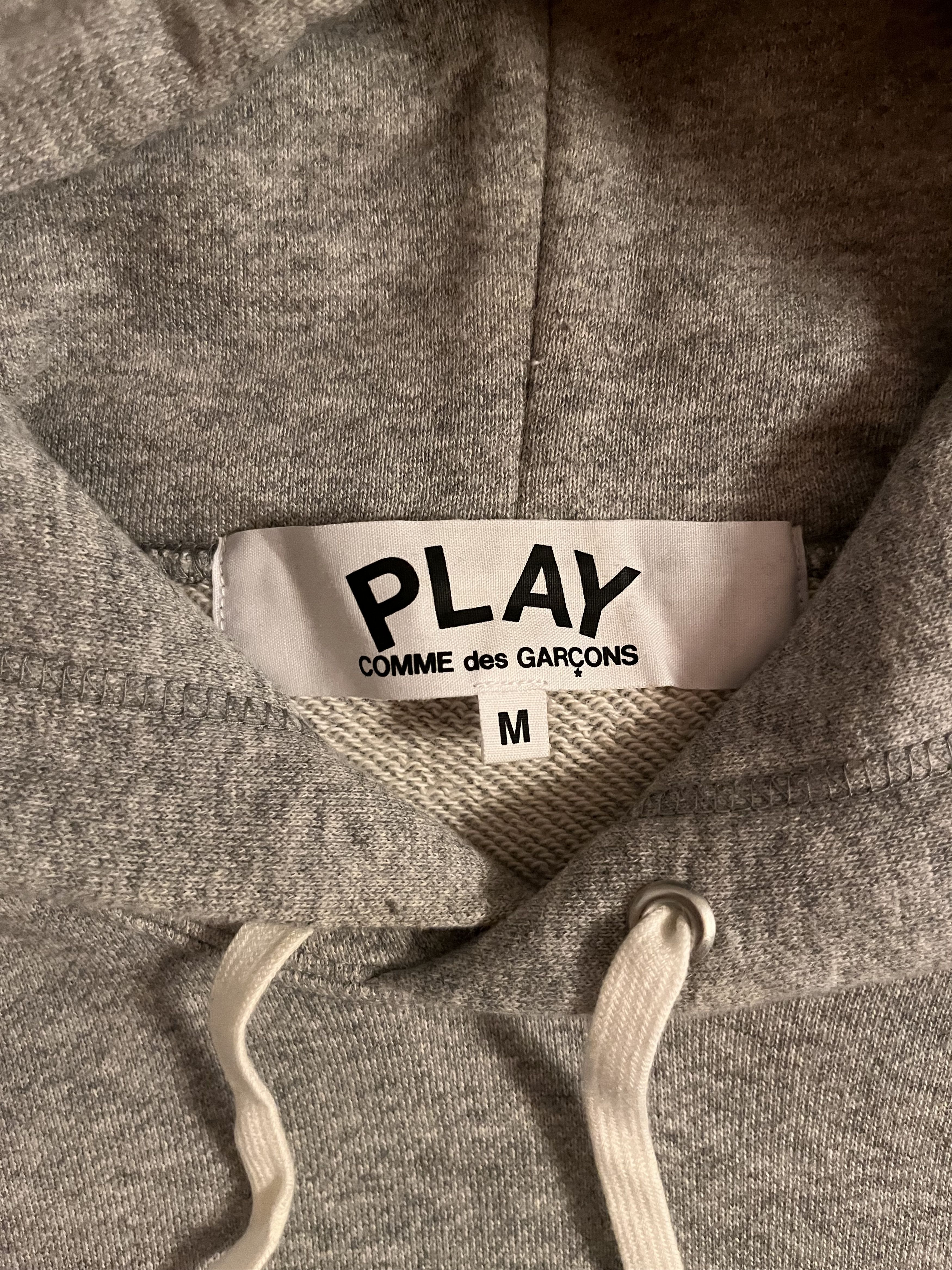 Comme des Garcons PLAY Comme des Garçons Play Hoodie Grey Size US M / EU 48-50 / 2 - 2 Thumbnail