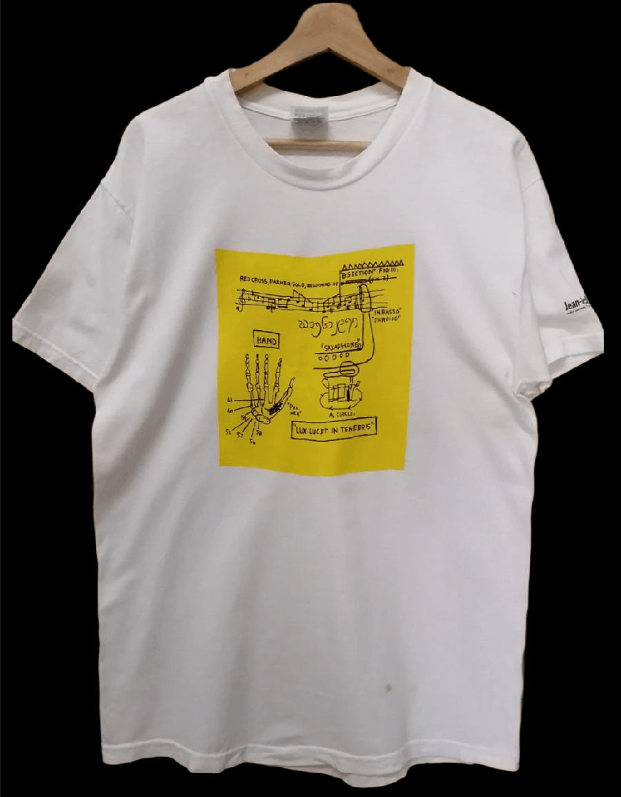 Jean-Michel Basquiat Vintage JEAN-MICHEL BASQUIAT Tshirt Size US M / EU 48-50 / 2 - 1 Thumbnail