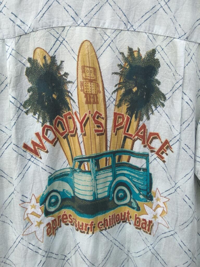 Ron Jon Surf Shop Hawaiian shirt button Up 100% rayon surf Size US L / EU 52-54 / 3 - 2 Thumbnail