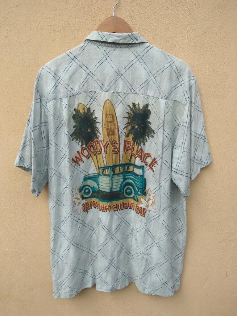 Ron Jon Surf Shop Hawaiian shirt button Up 100% rayon surf Size US L / EU 52-54 / 3 - 1 Thumbnail