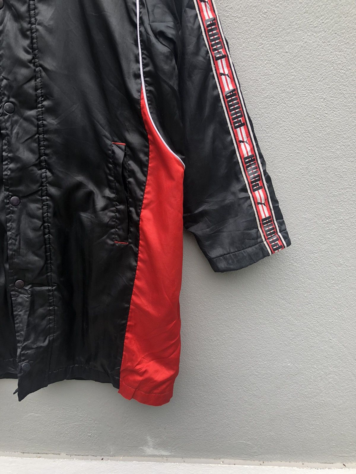 Puma Vintage Puma Spell Out Big Logo Zipper Ups Jacket Size US L / EU 52-54 / 3 - 3 Thumbnail