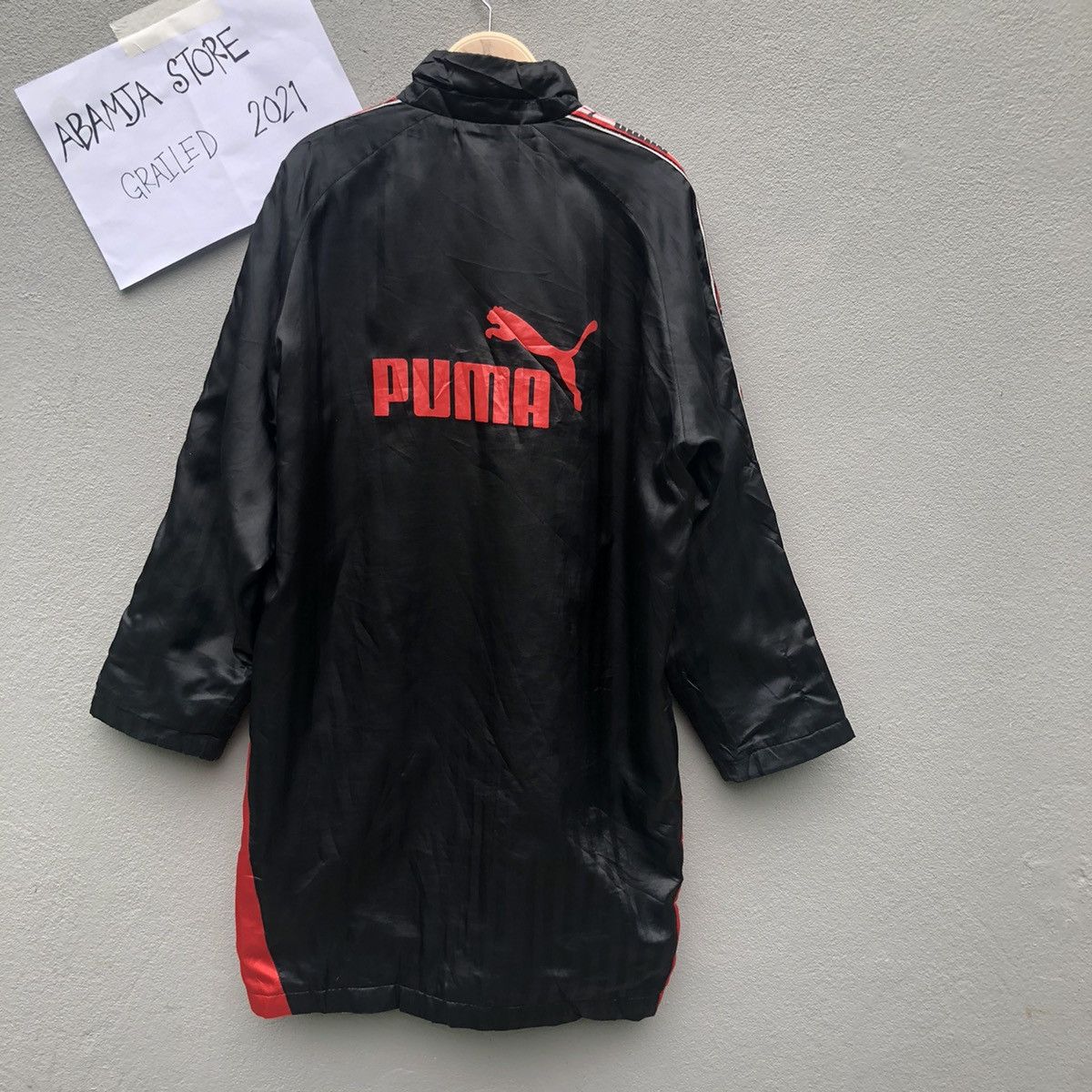 Puma Vintage Puma Spell Out Big Logo Zipper Ups Jacket Size US L / EU 52-54 / 3 - 1 Thumbnail