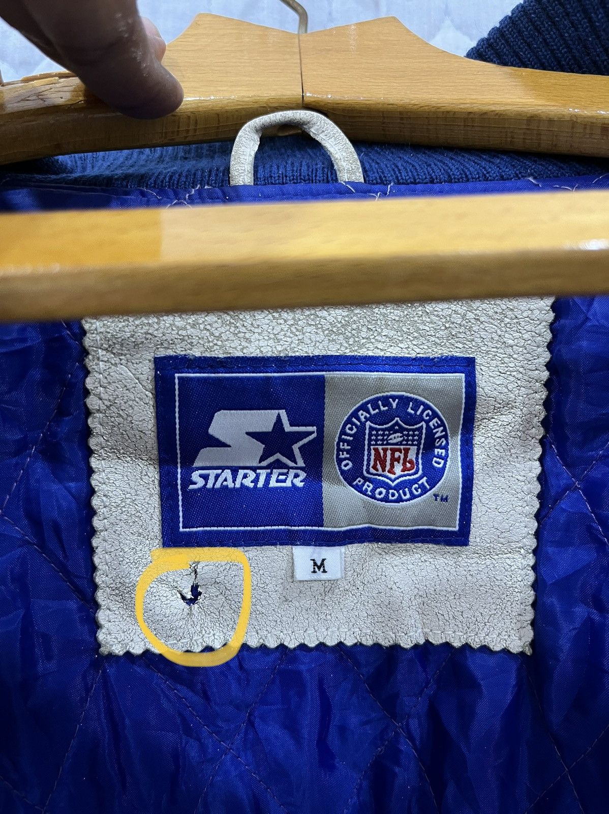 NFL (Jj). NFL STARTER VARSITY BOMBER JACKET Size US L / EU 52-54 / 3 - 6 Thumbnail