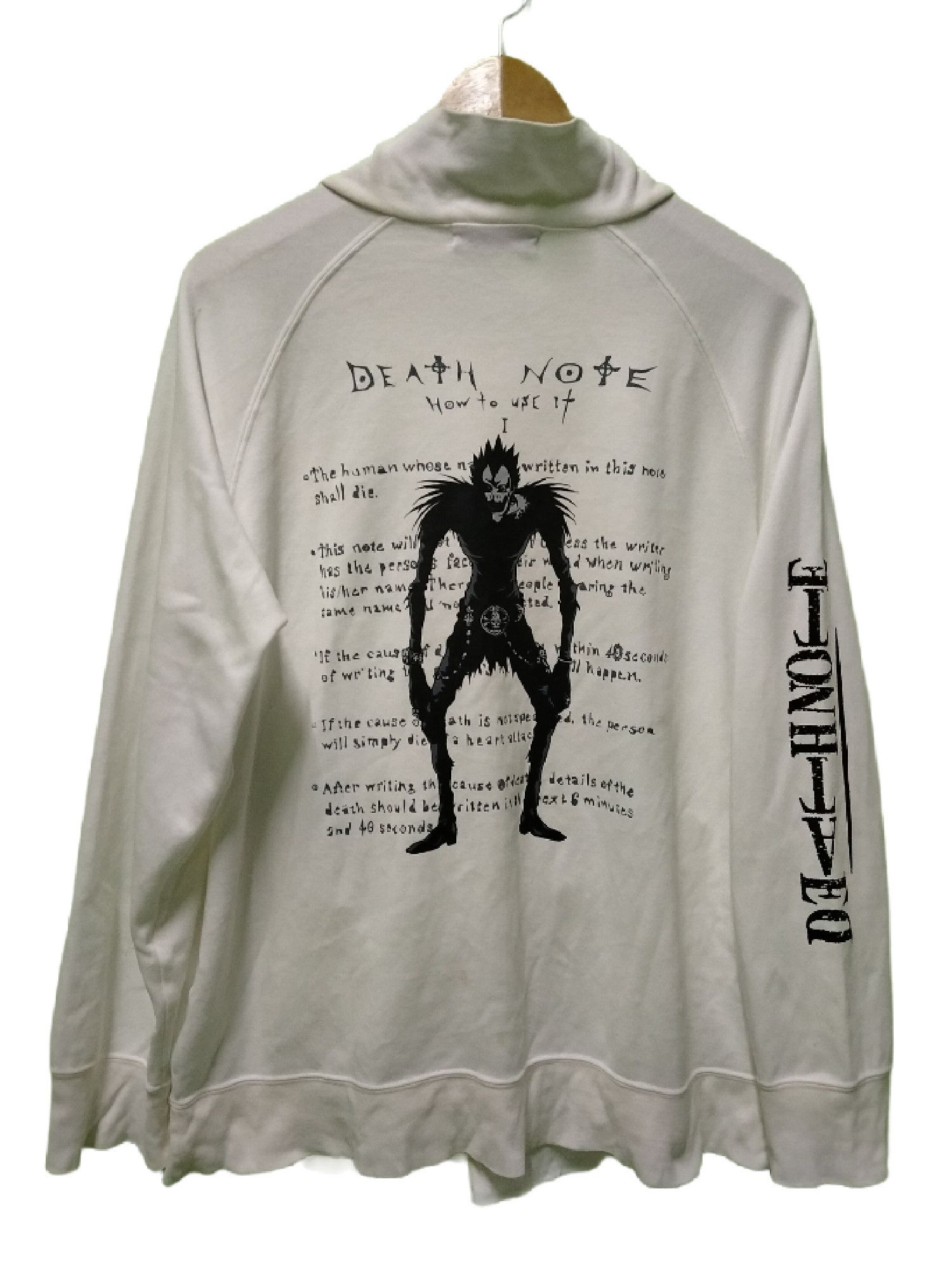 Anime Vintage Distressed Death Note Ryuk Light Yagami Mello Size US L / EU 52-54 / 3 - 7 Thumbnail