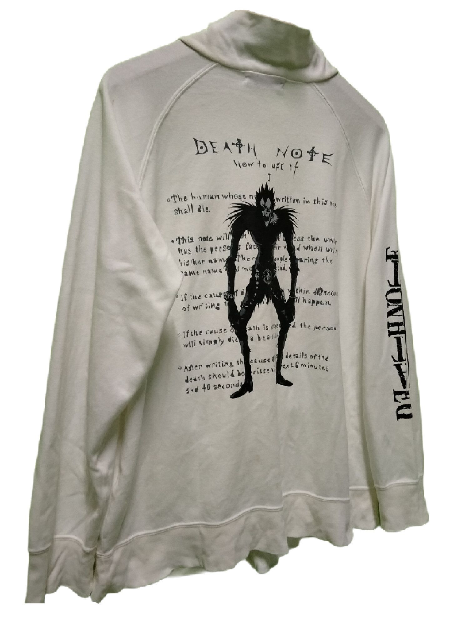 Anime Vintage Distressed Death Note Ryuk Light Yagami Mello Size US L / EU 52-54 / 3 - 5 Thumbnail